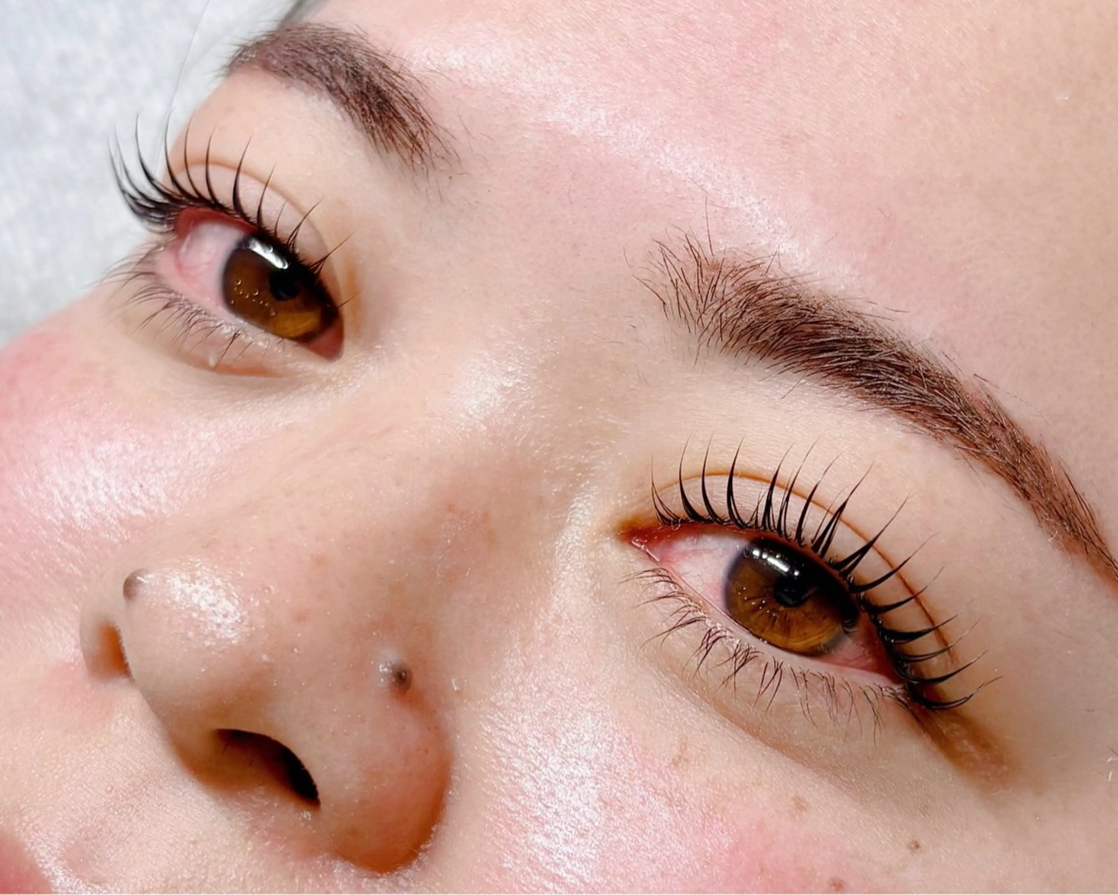 マツエク・マツパ 一重×まつ毛パーマ 🌼AI 🌼のマツエク・マツパデザイン