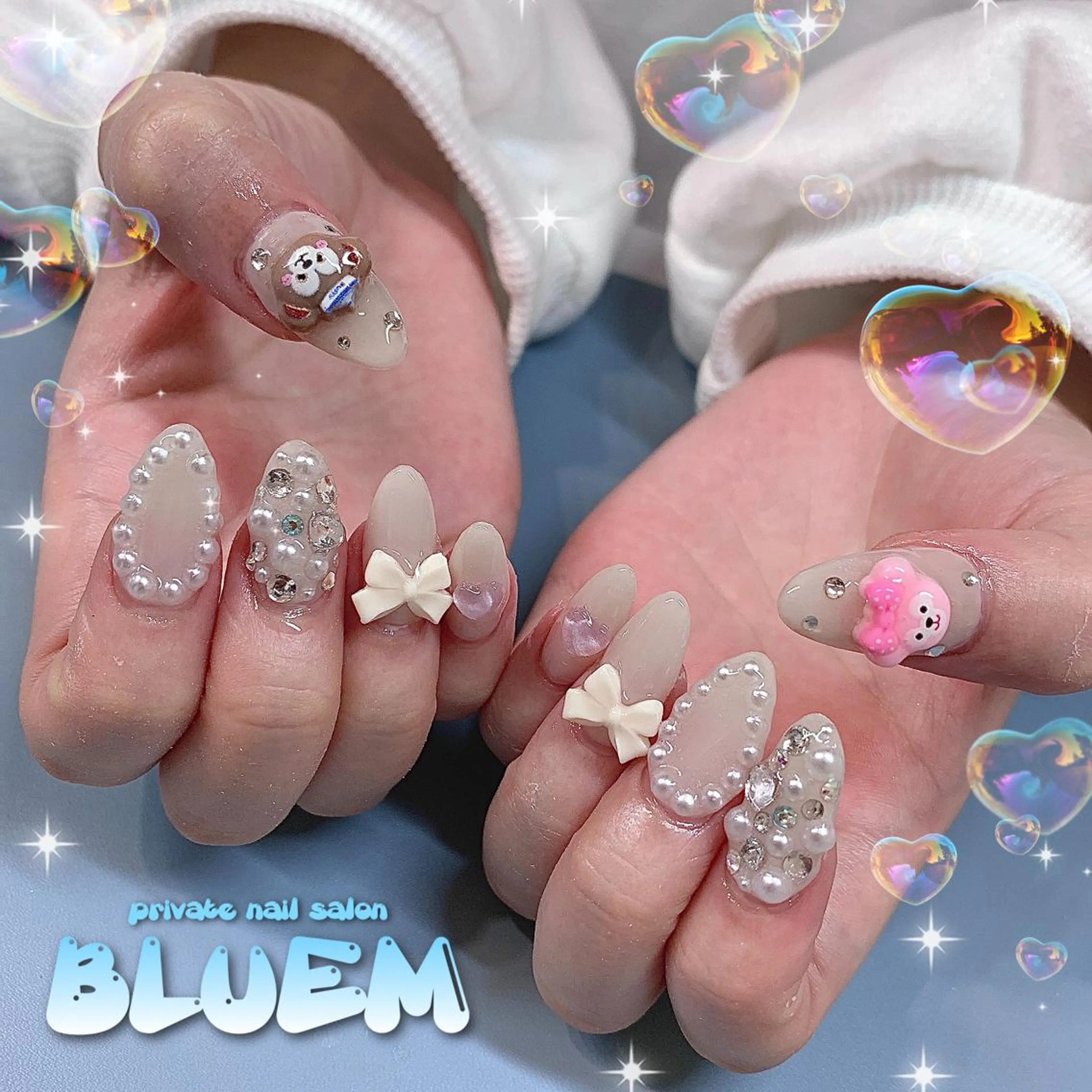 ネイル ハンドネイル BLUEM なな🐶のネイルデザイン