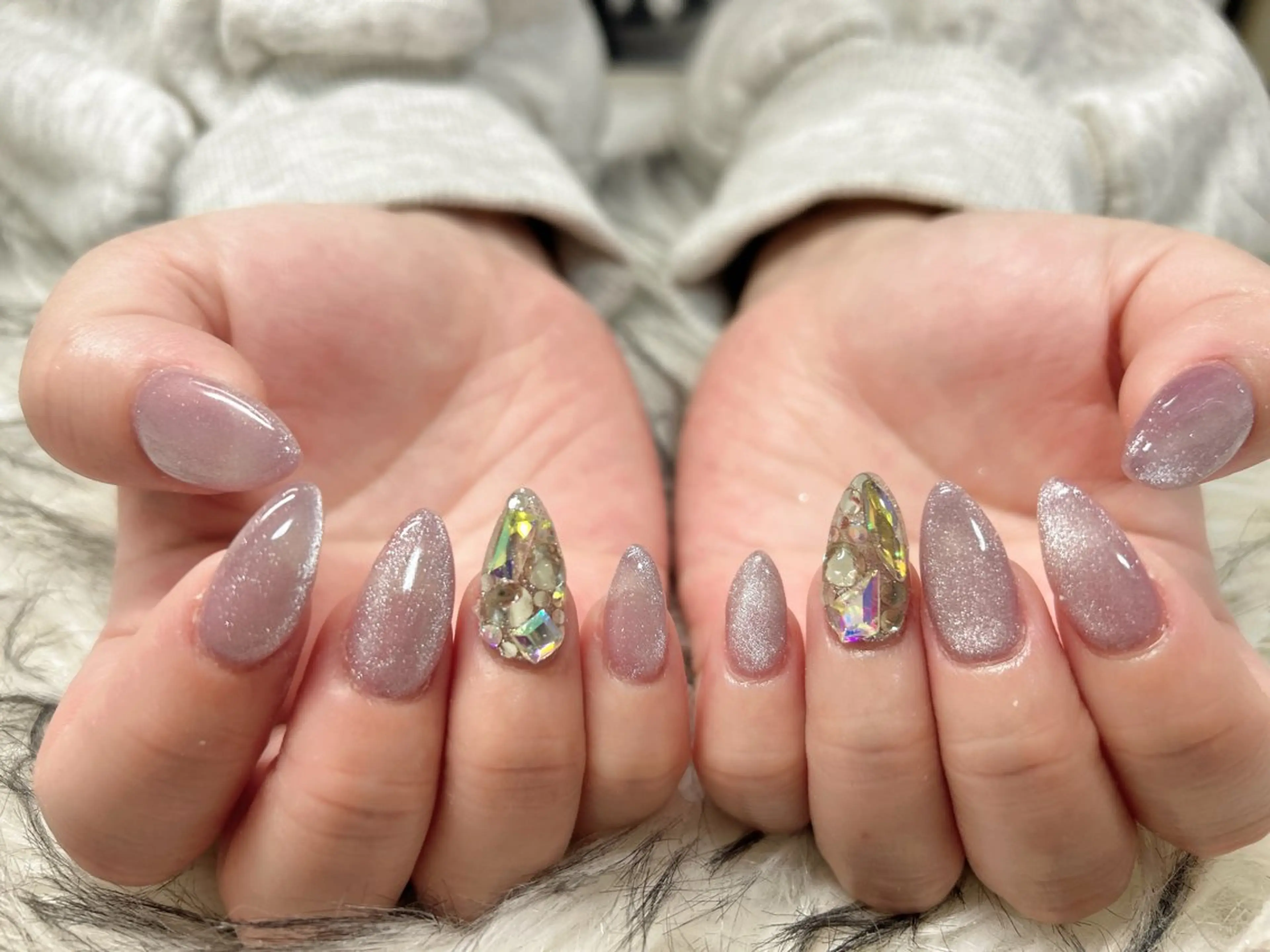 ネイル マグネットネイル nail salon angeのネイルデザイン