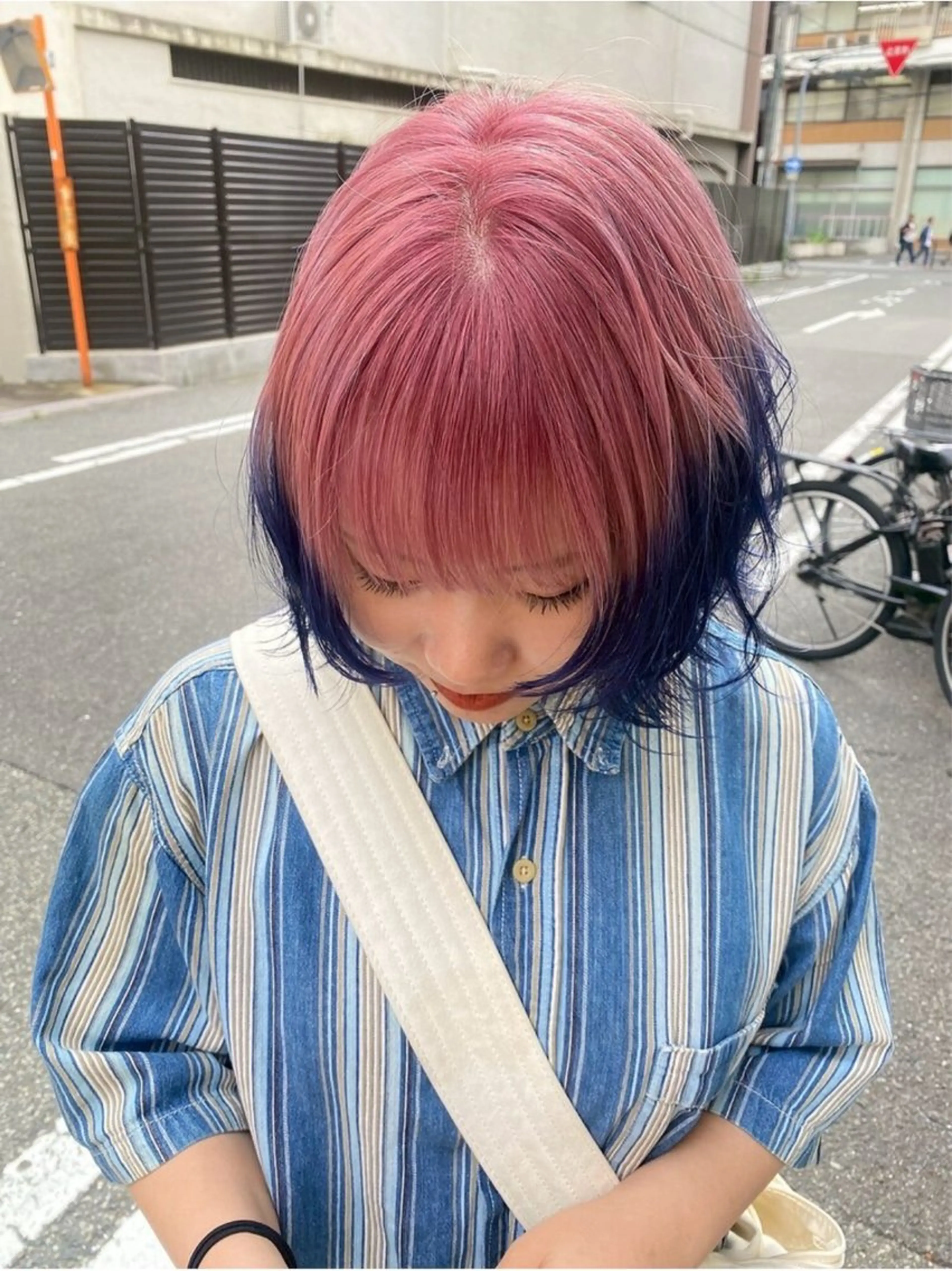 ショート カラー ユリナ /Chlori淡路店のヘアスタイル