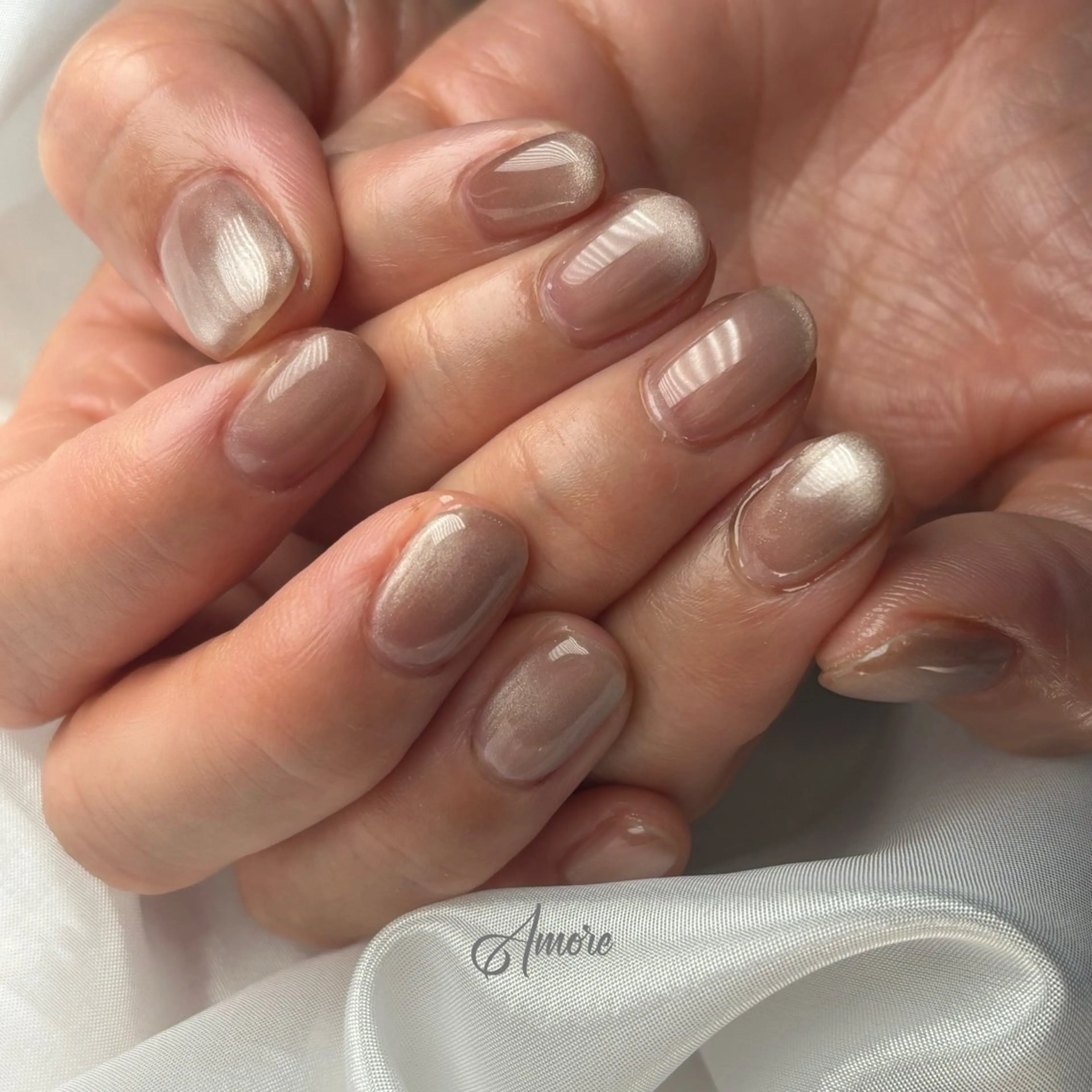 ネイル ジェルネイル キラキラネイル 韓国ネイル マグネットネイル パラジェル You kyehwaのネイルデザイン