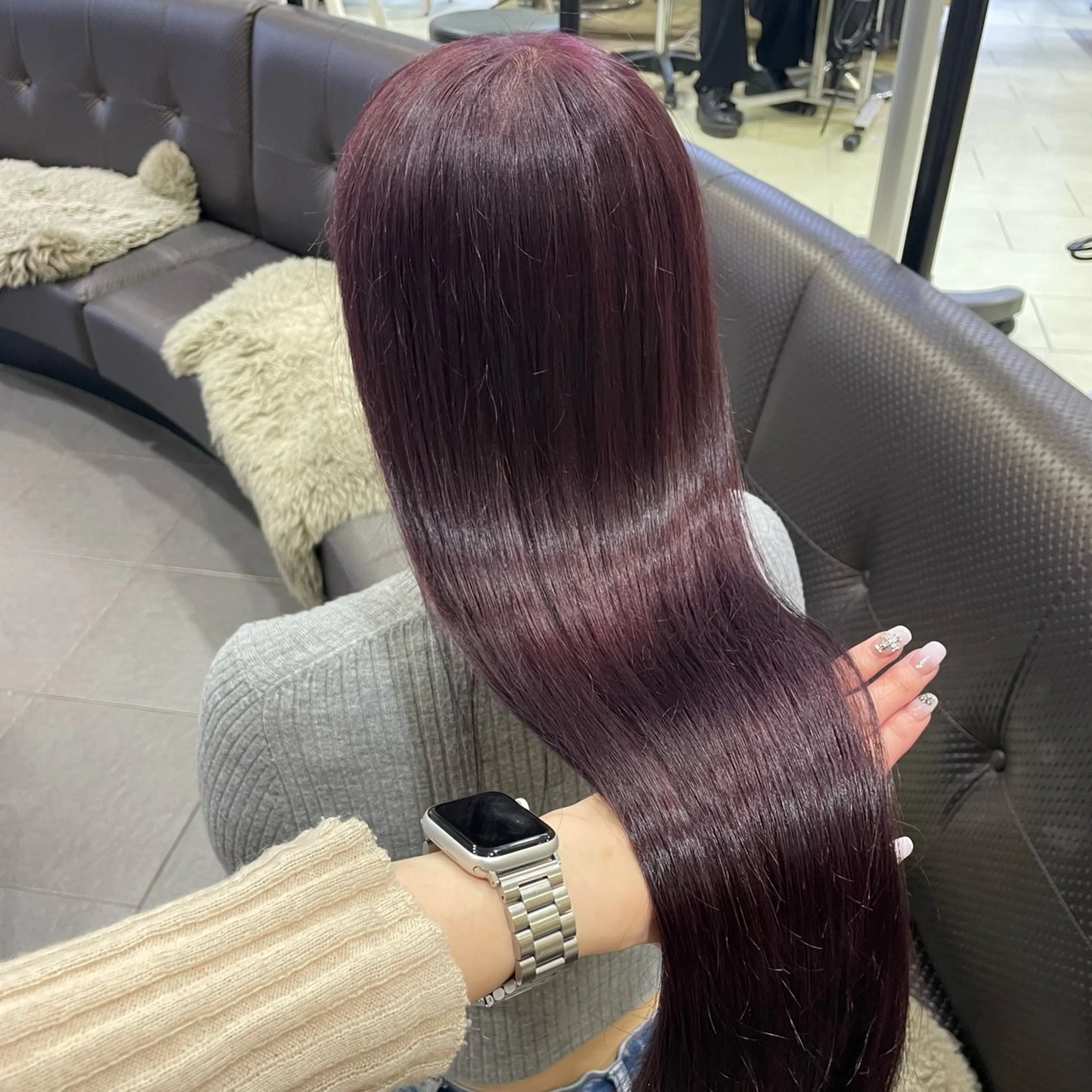 ロング パーマ 縮毛矯正 モテhair♡.* マツエク/さくら🍨のマツエク・マツパデザイン