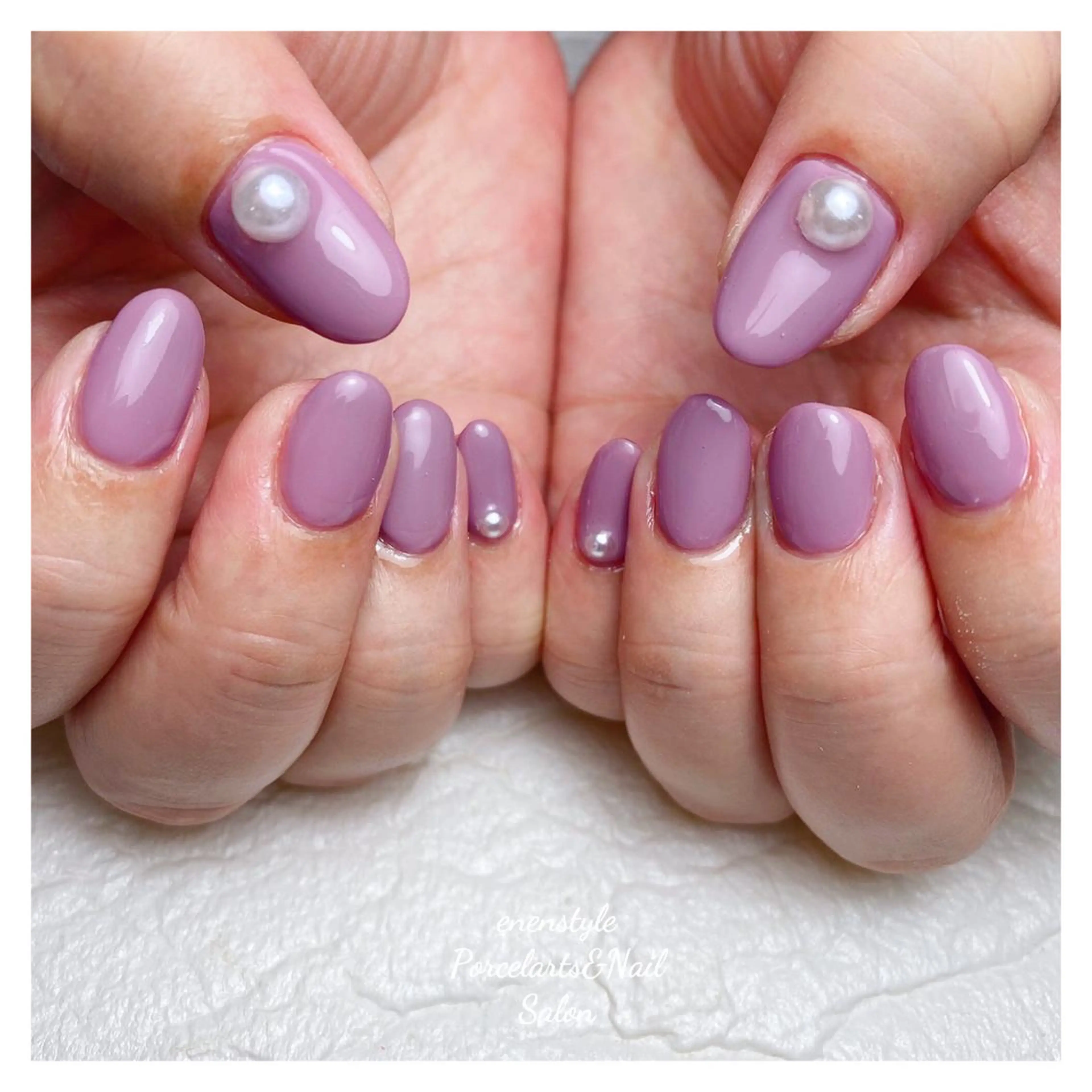 ミディアム ネイル 👑enen style👑のネイルデザイン