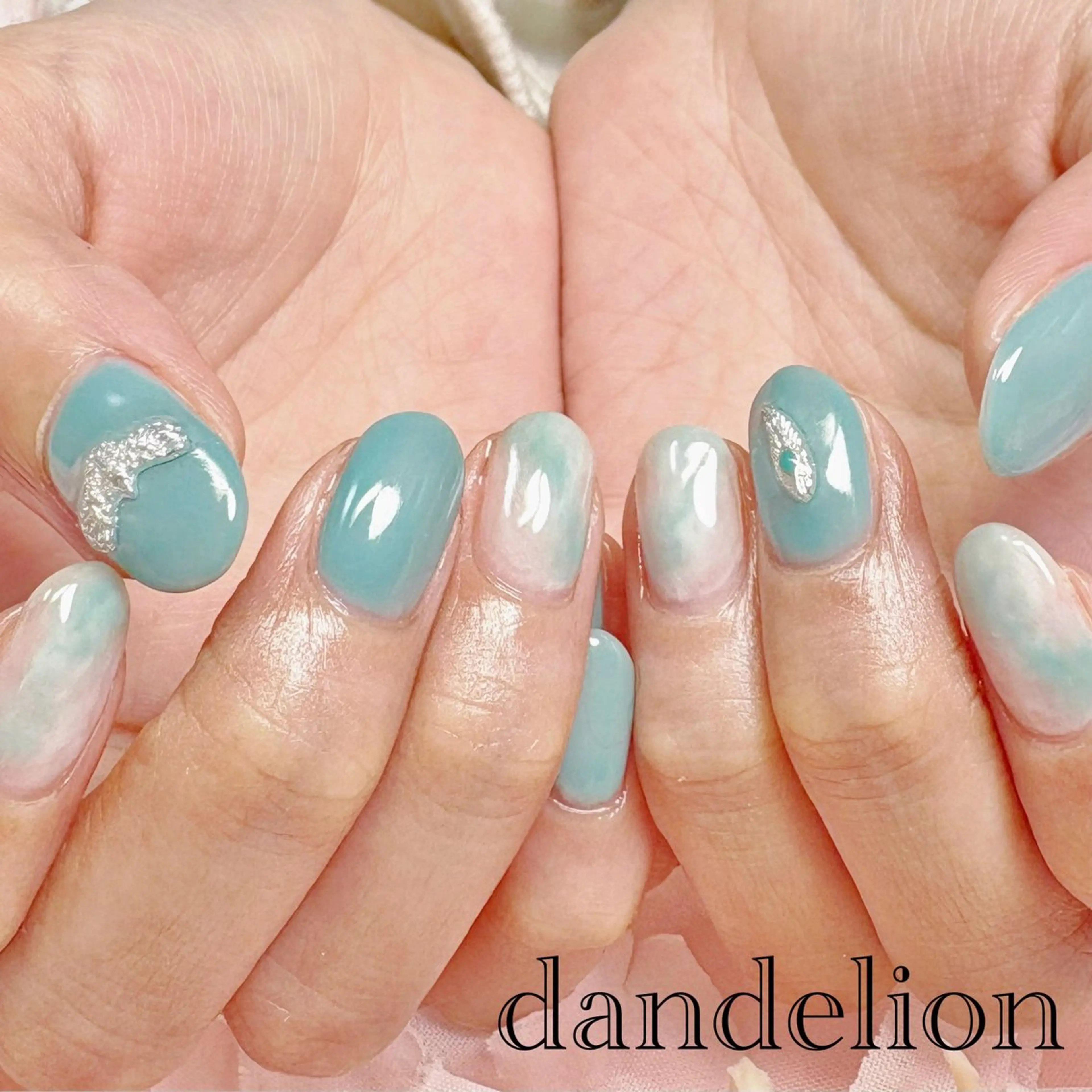 ネイル ハンドネイル ハンドケア dandelion ダンデライオンのネイルデザイン