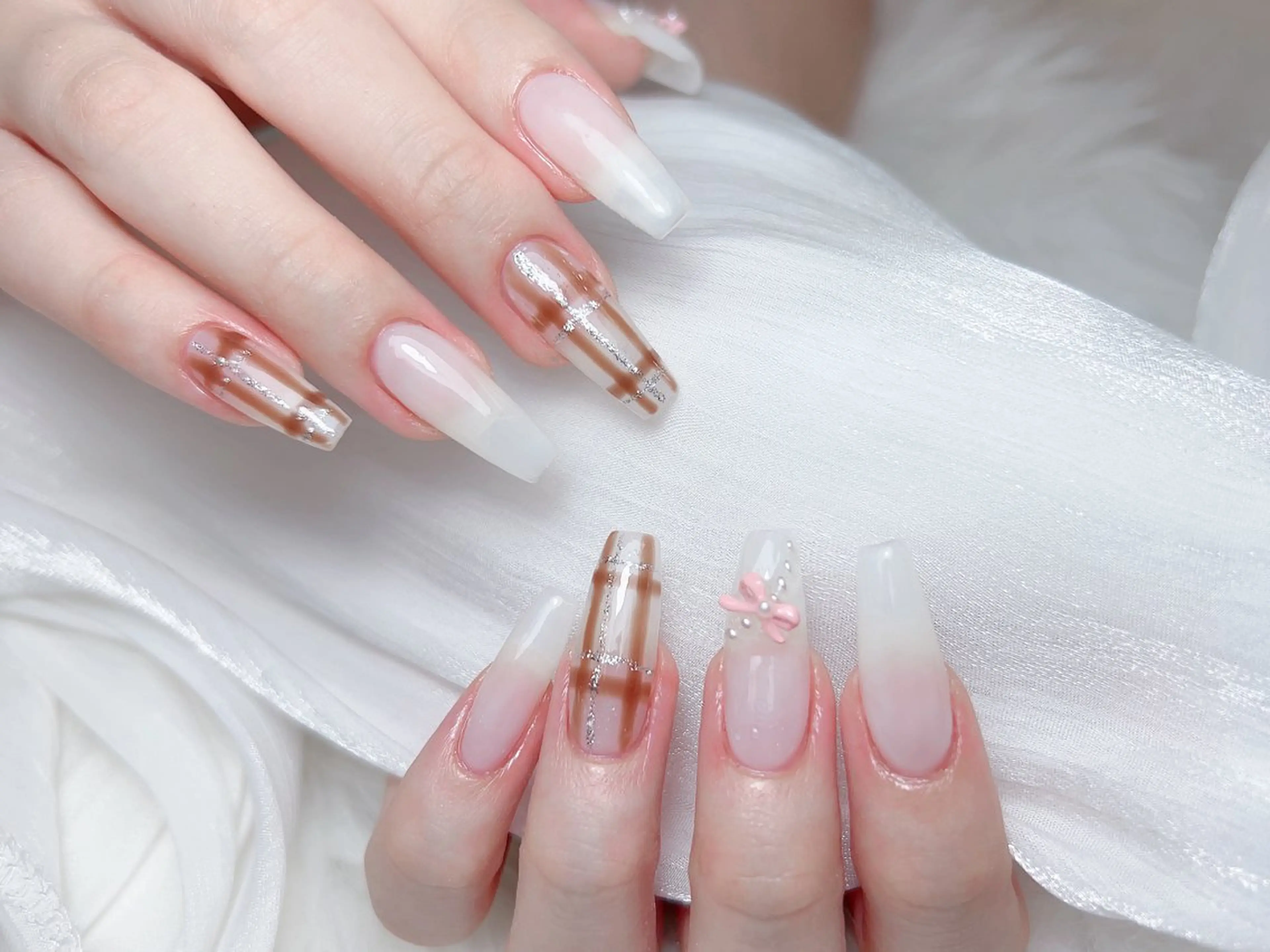 ネイル ハンドネイル M🌷nail 長さだし専門店のネイルデザイン