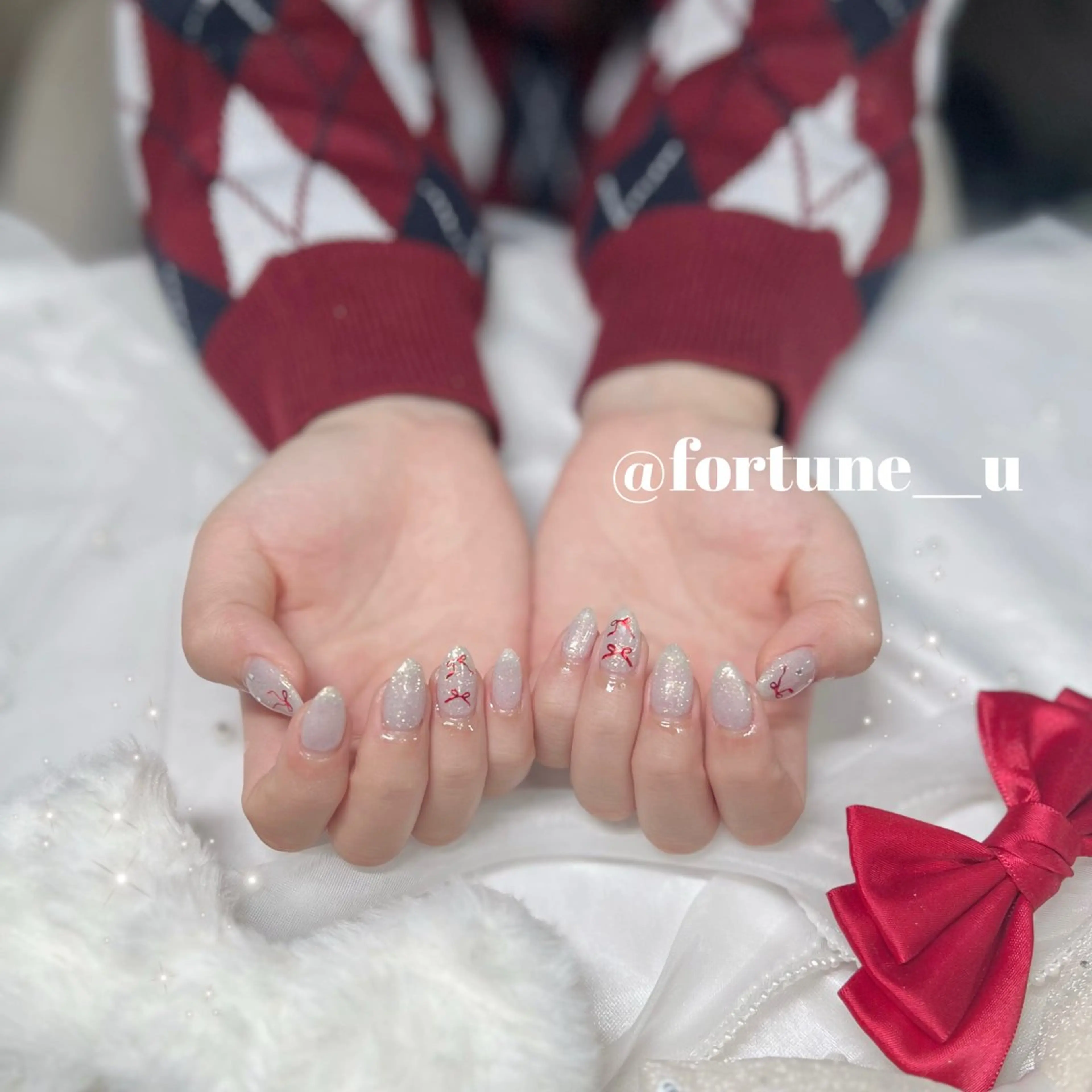 ネイル チークネイル ガーリー 韓国ネイル 水色 オフィスネイル ハンドネイル 💜4/14空✩.* Yuuna💜のネイルデザイン