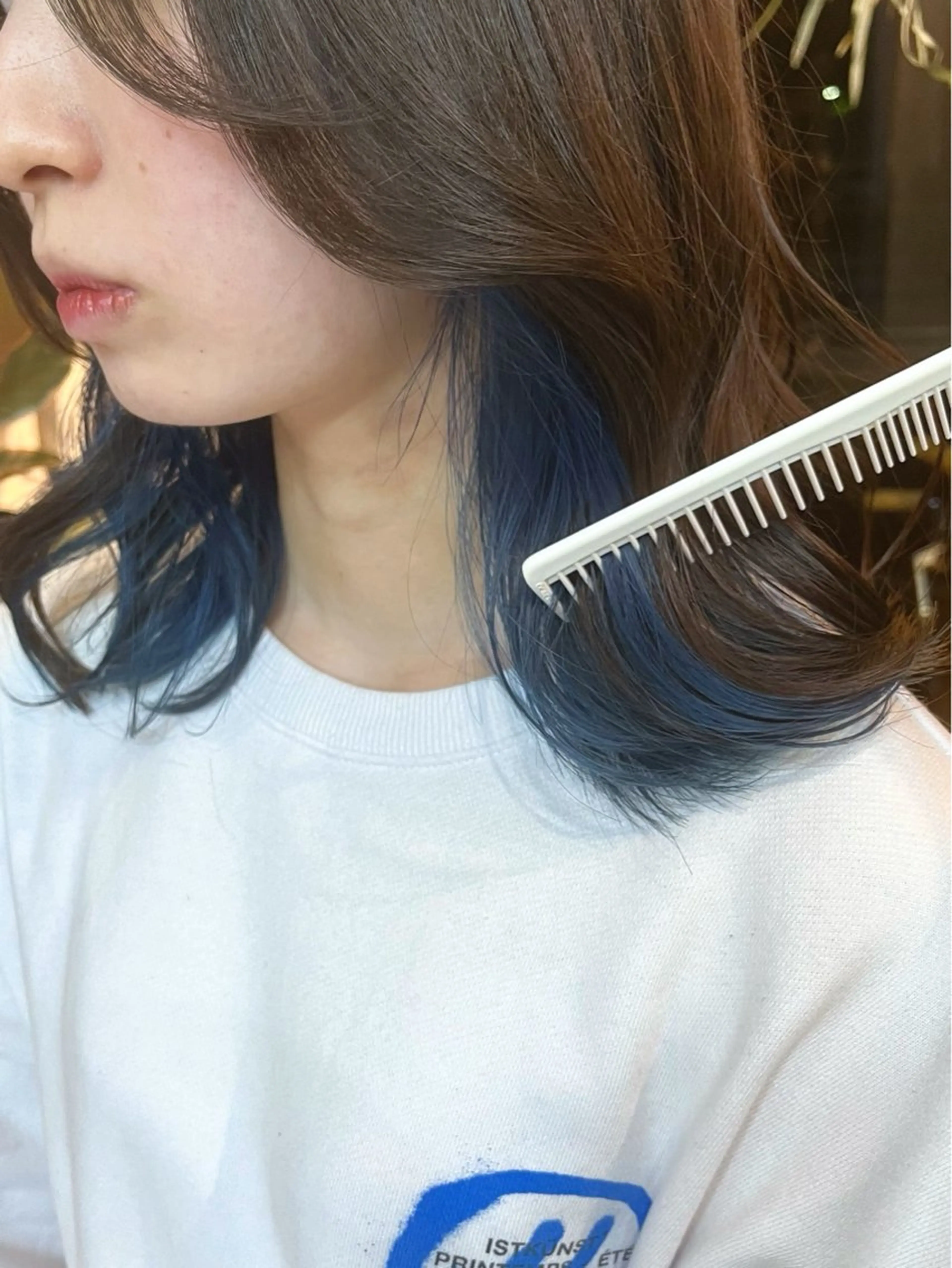 ミディアム カラー 似合わせカット Rinka🌻のヘアスタイル