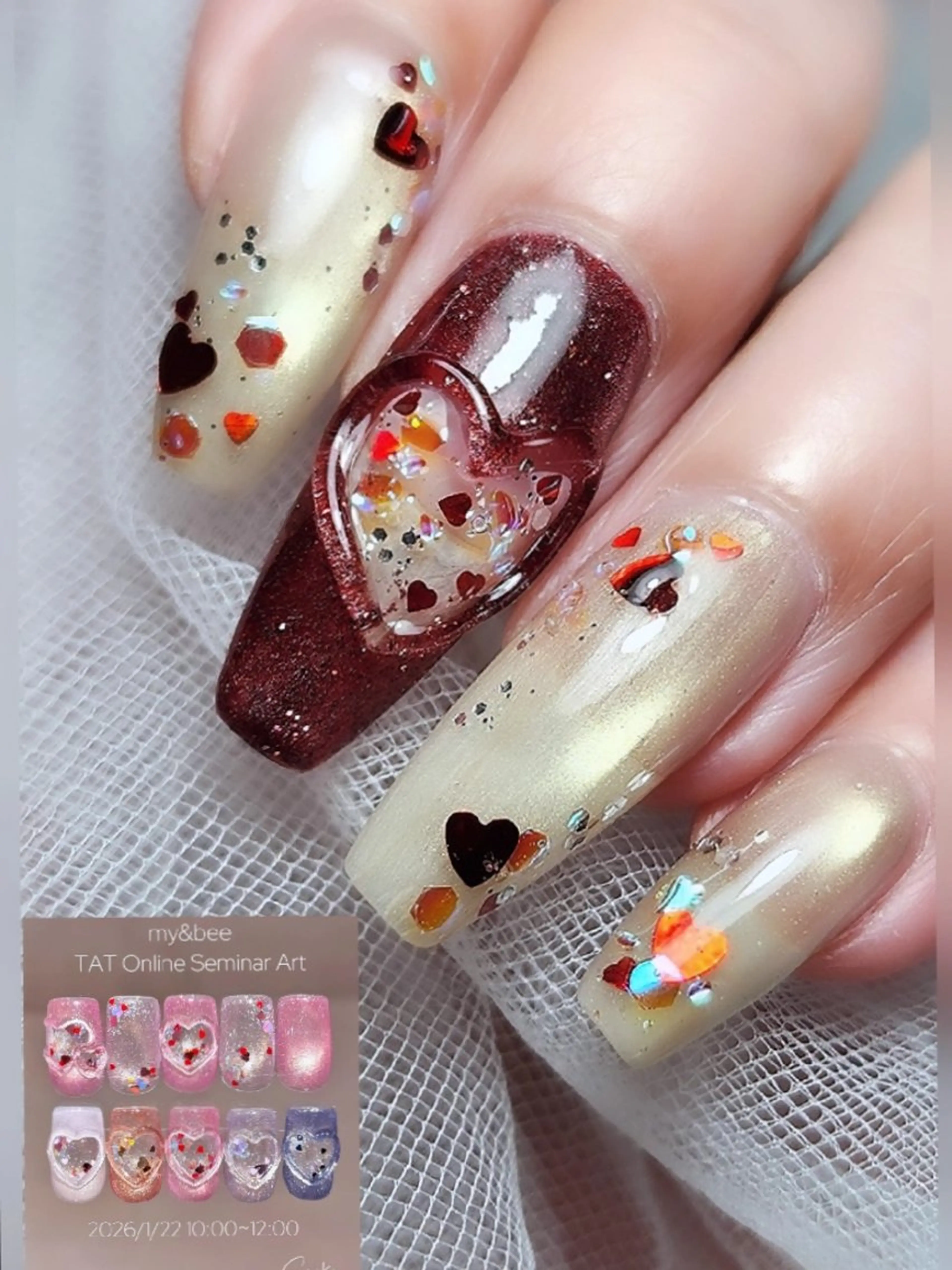 ネイル ハート バレンタイン Ver  Nails.のその他イメージ