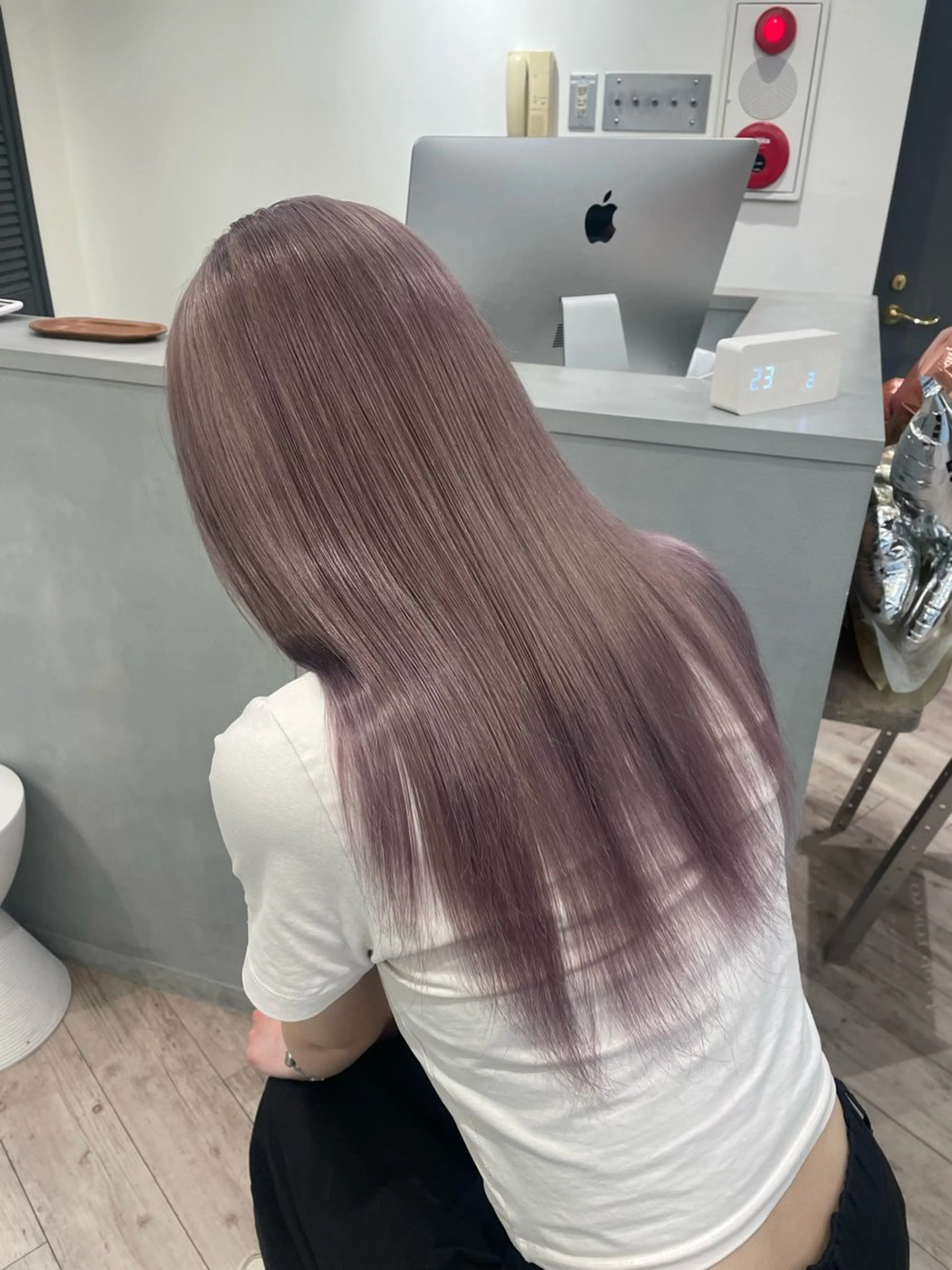 ロング ヘアカラー トリートメント ♡似合わせハイトーン ♡maiのヘアスタイル