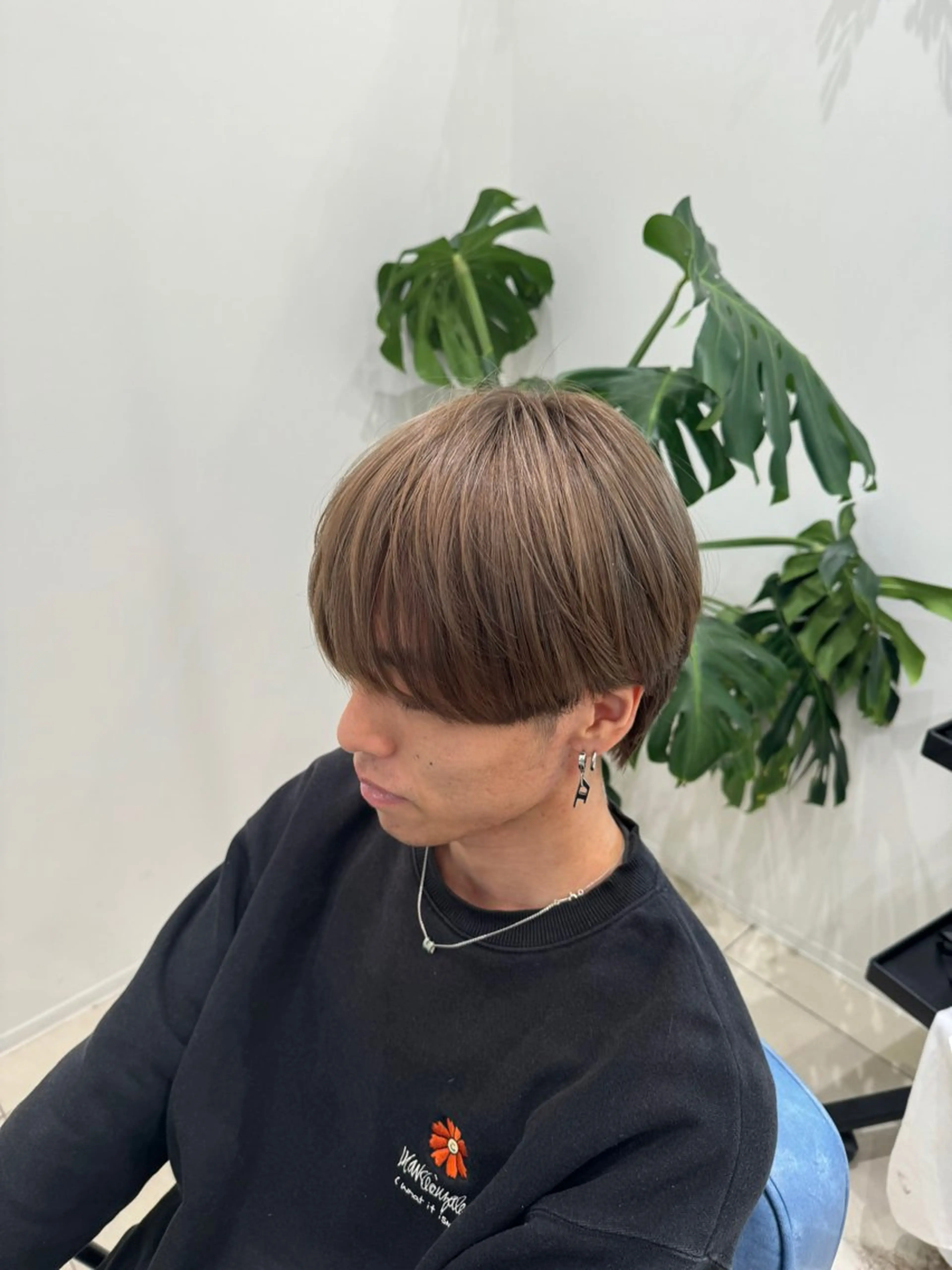 ショート メンズ カット ヘアカラー トリートメント 谷口 琉希のヘアスタイル