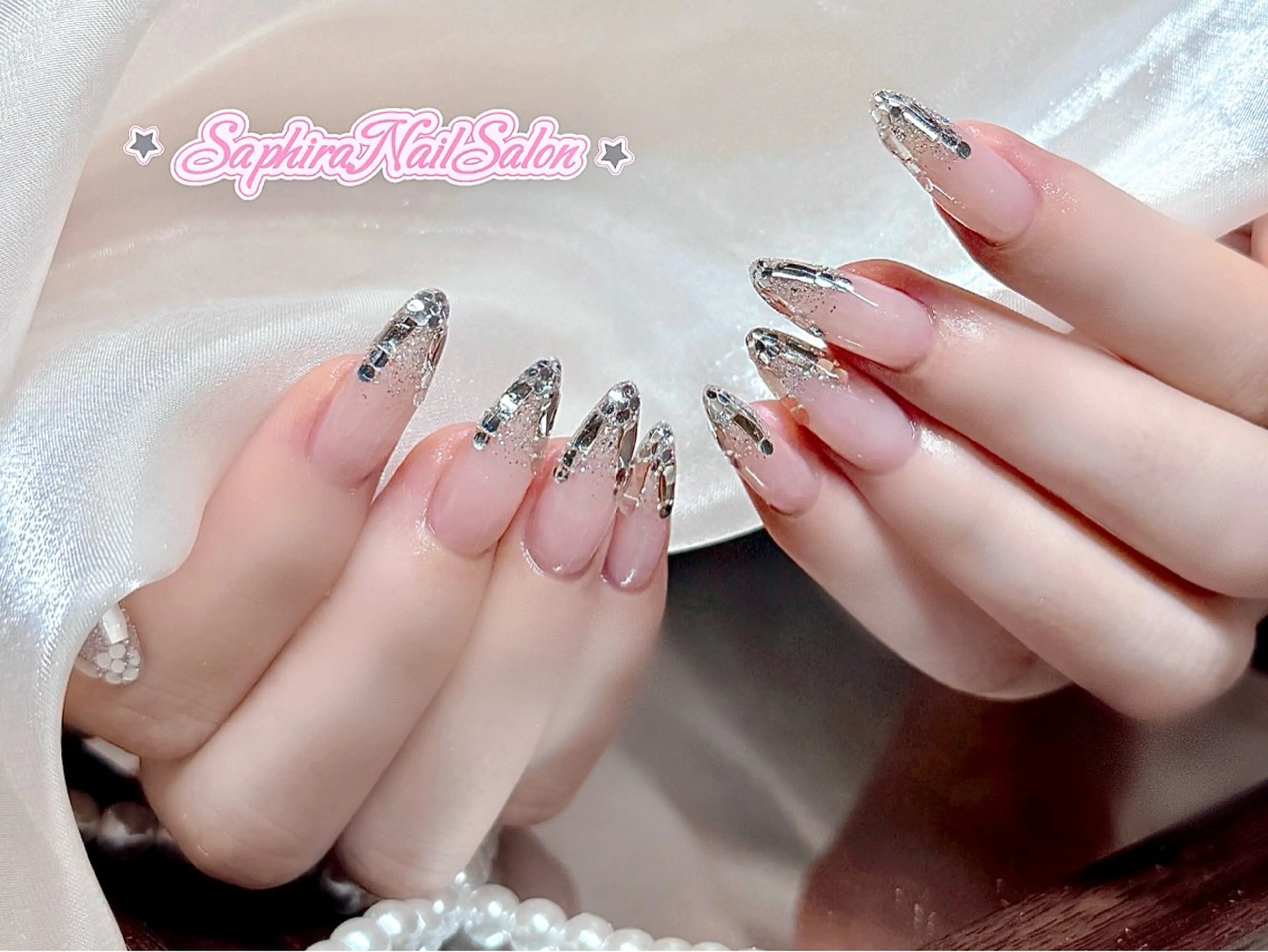 カラー ハンドネイル Saphiraネイル サロン錦糸町のネイルデザイン