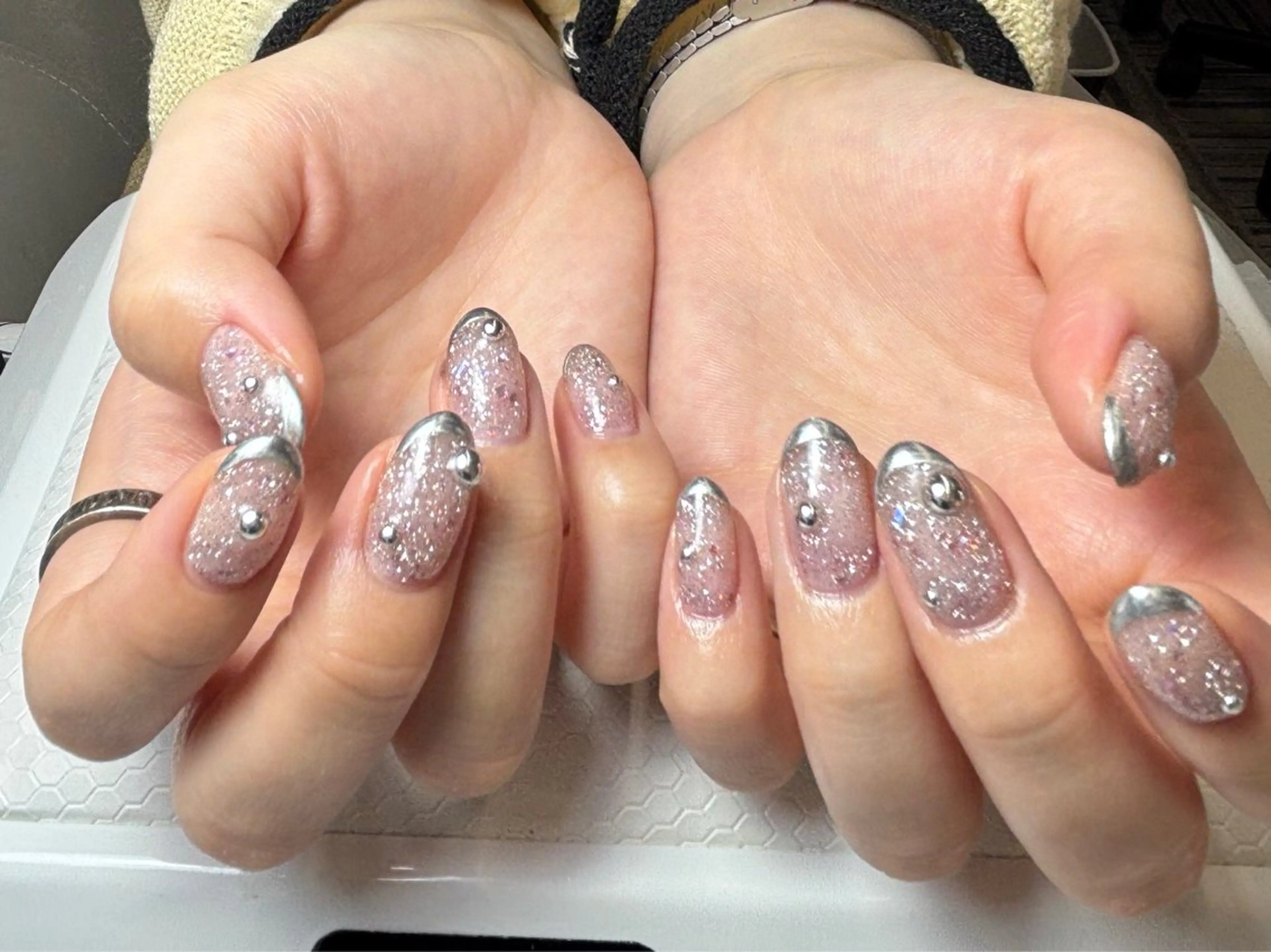 ネイル チークネイル 長さ出し フットネイル フレンチネイル ジェルネイル Niko nailサロンのネイルデザイン