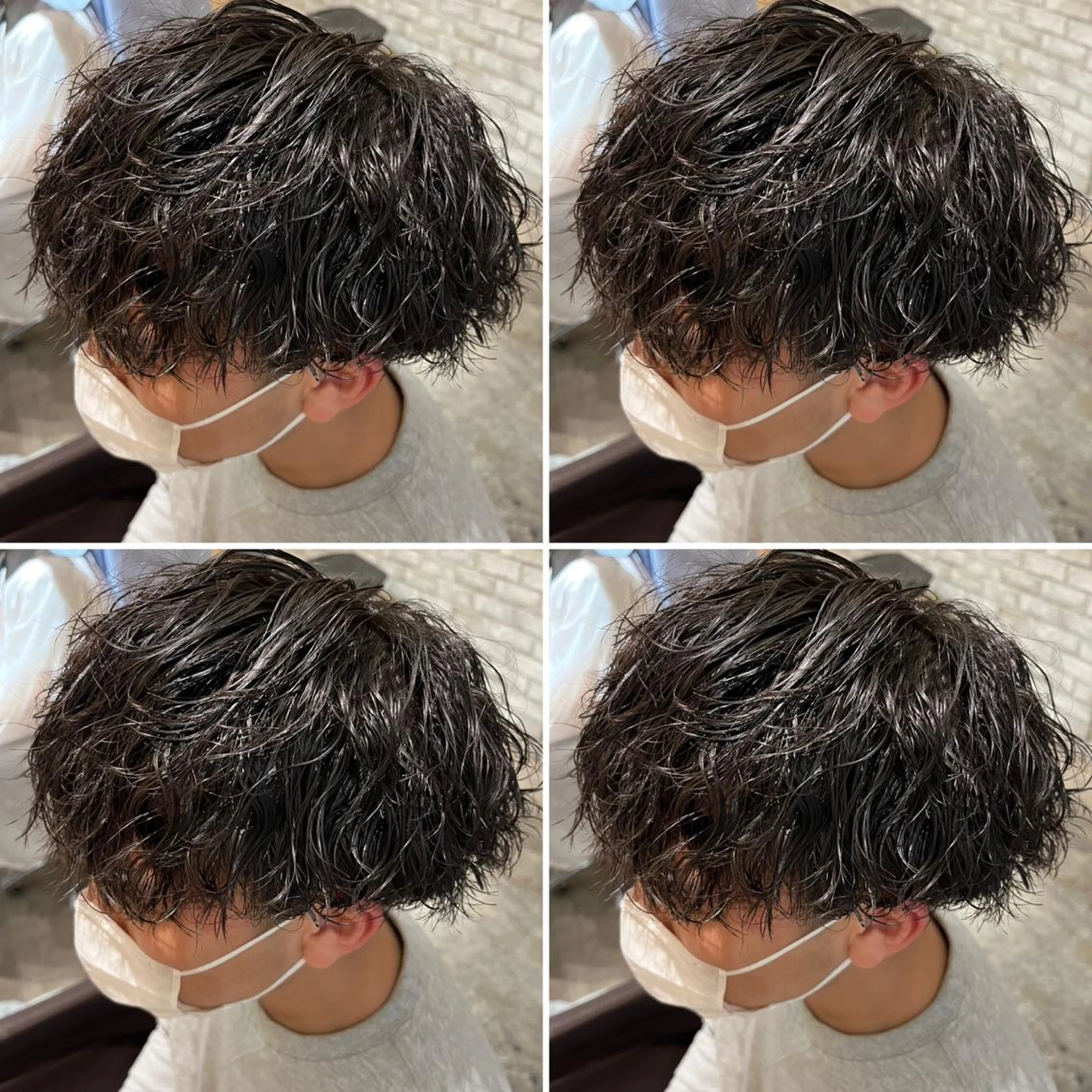 パーマ メンズ カット パーマ トリートメント ヘアセット 💈メンズパーマ特化 店長望月謙二郎💈のヘアスタイル