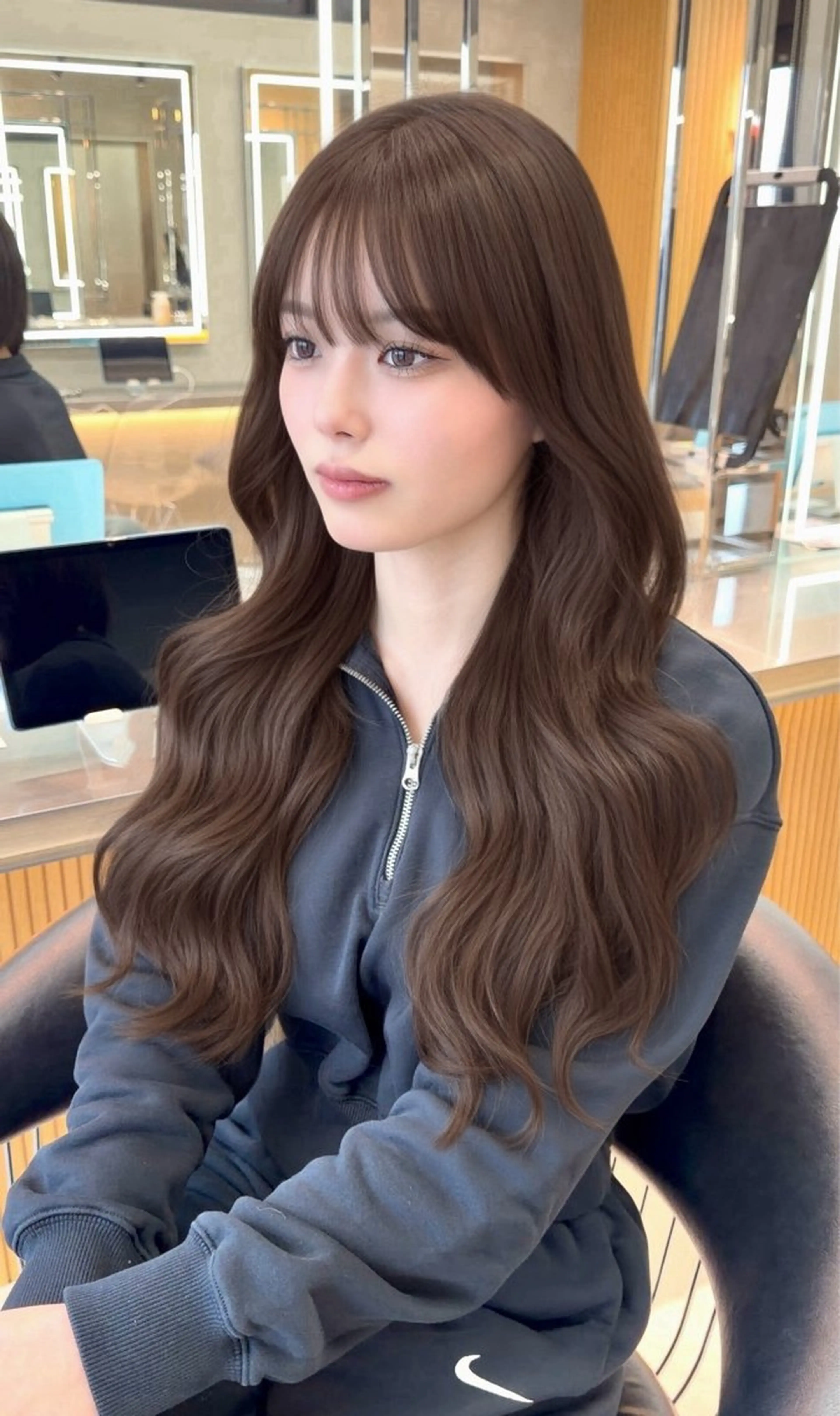 ロング レイヤーカット ヘアカラー 🎀透明感カラー shizuka🎀のヘアスタイル