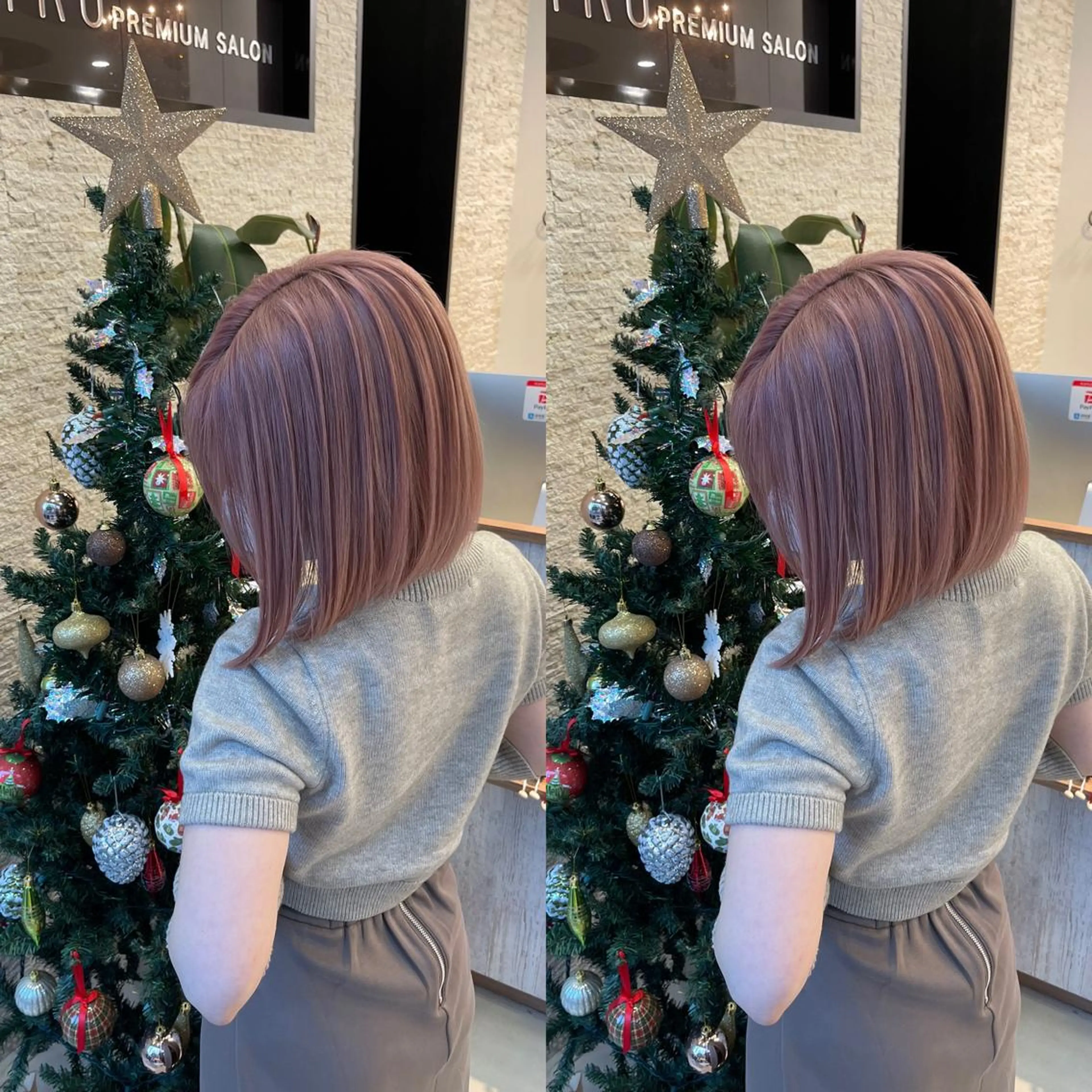 ショート ヘアカラー Y Uのヘアスタイル