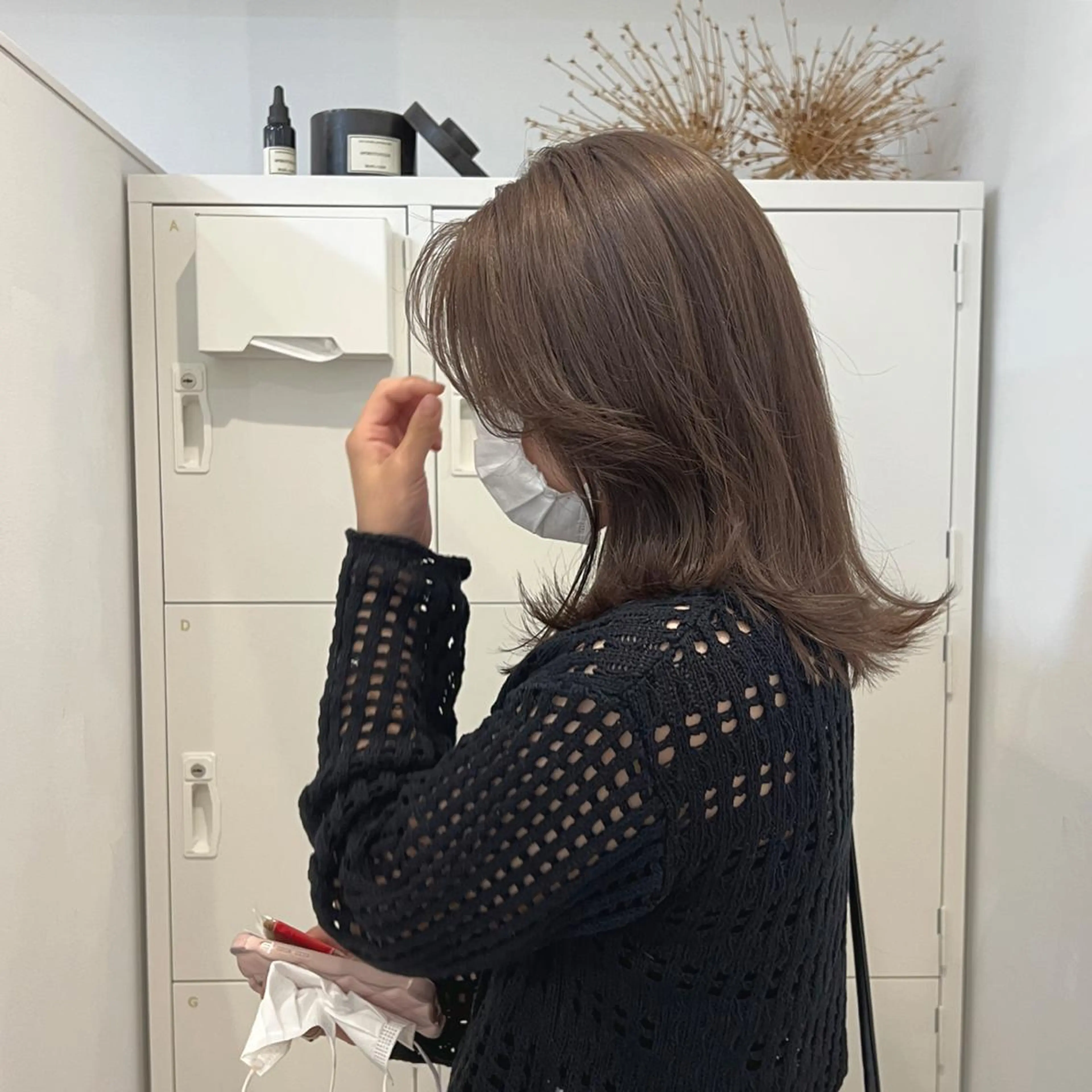 ミディアム カラー kakeru/ボブ パーマ/レイヤーのヘアスタイル