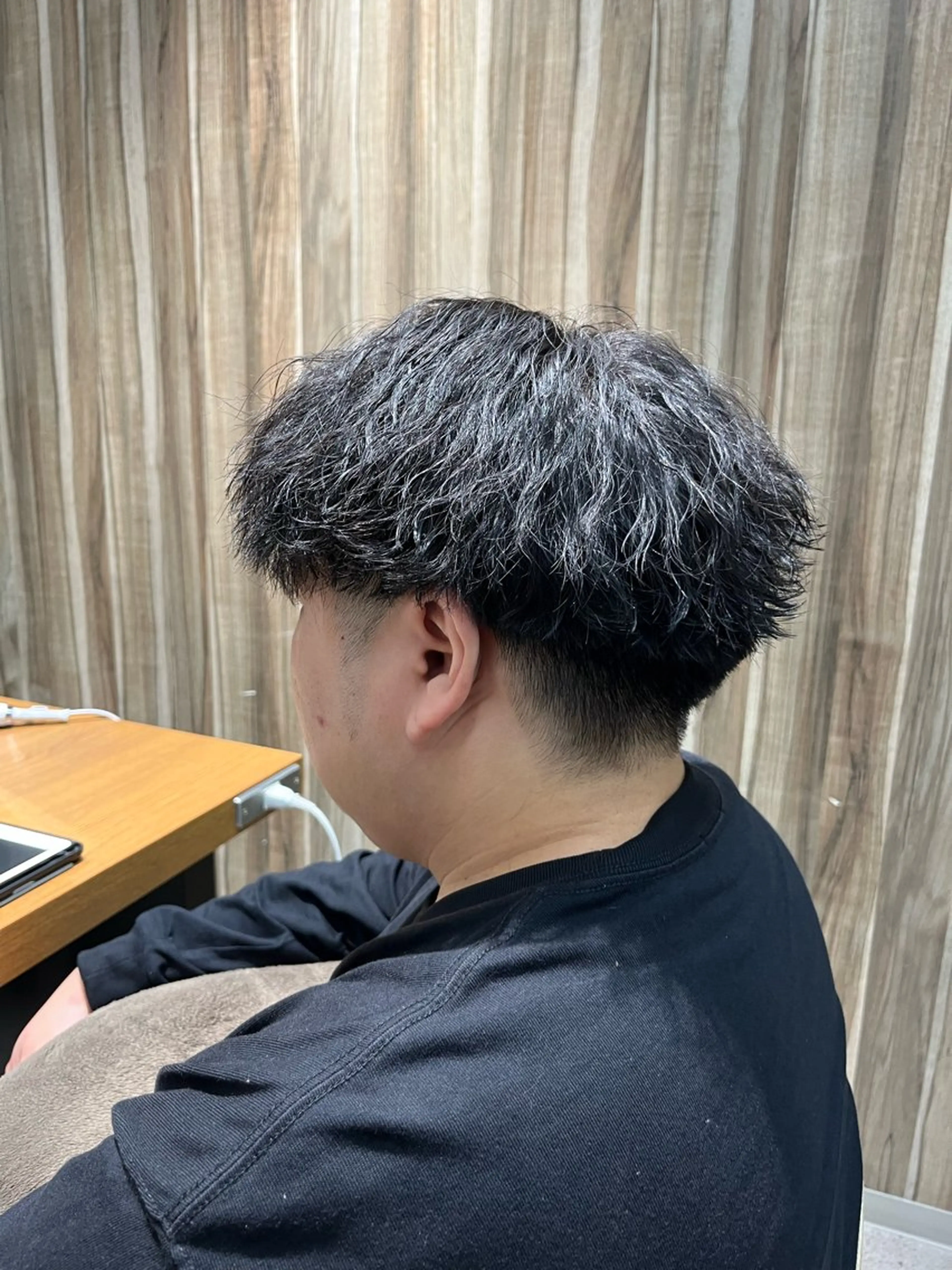 ショート パーマ メンズ U24⭐️ミニモ学割 ／浅野未来🌼.*のヘアスタイル