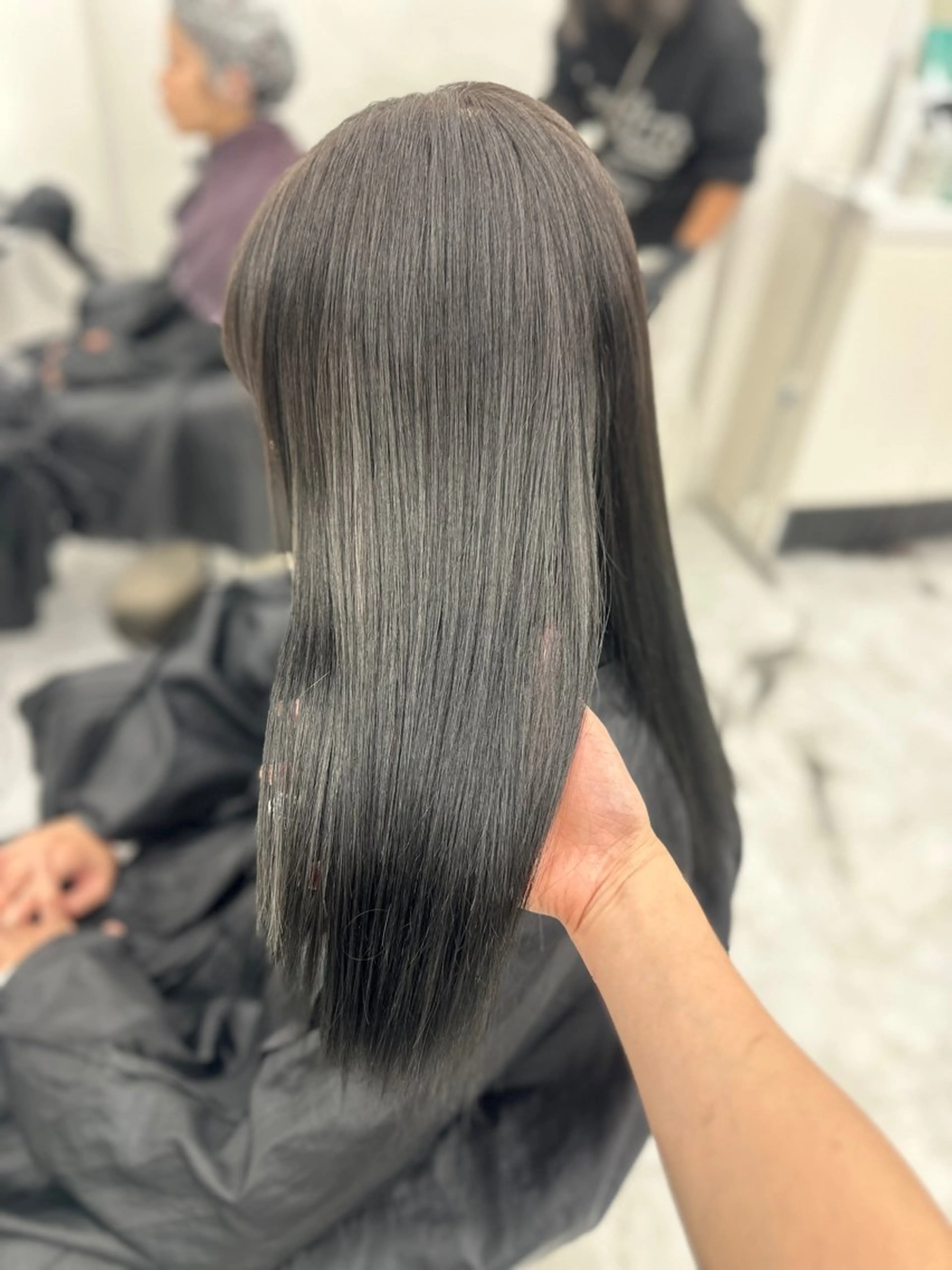 ロング カラー パーマ ヘアアレンジ メンズ キッズ ♥️韓国ヘア レイヤー♥️ゆりのヘアスタイル