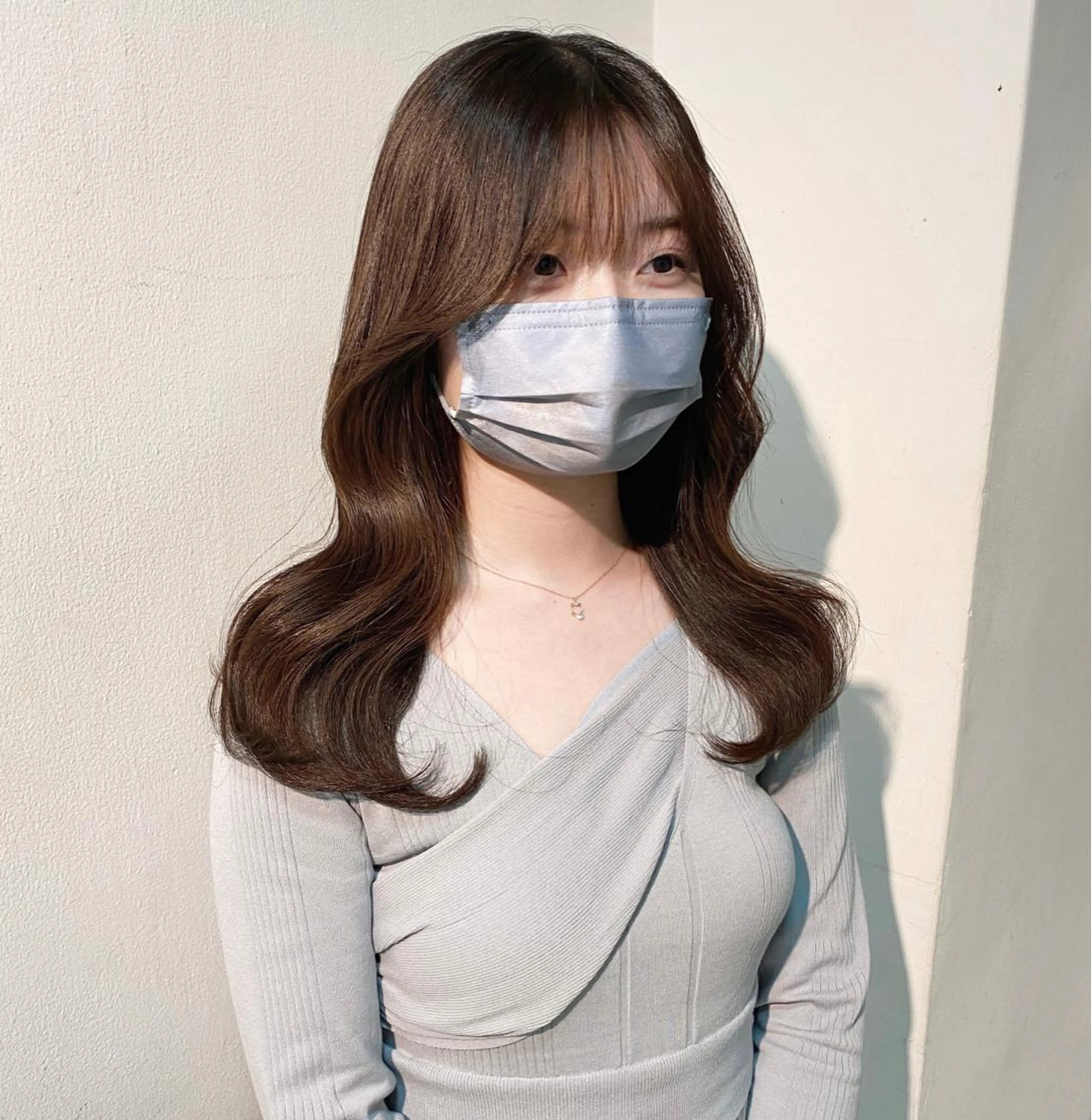 ロング くびれヘア ヨシンモリ 韓国風ヘア 'AXIS maiのヘアスタイル