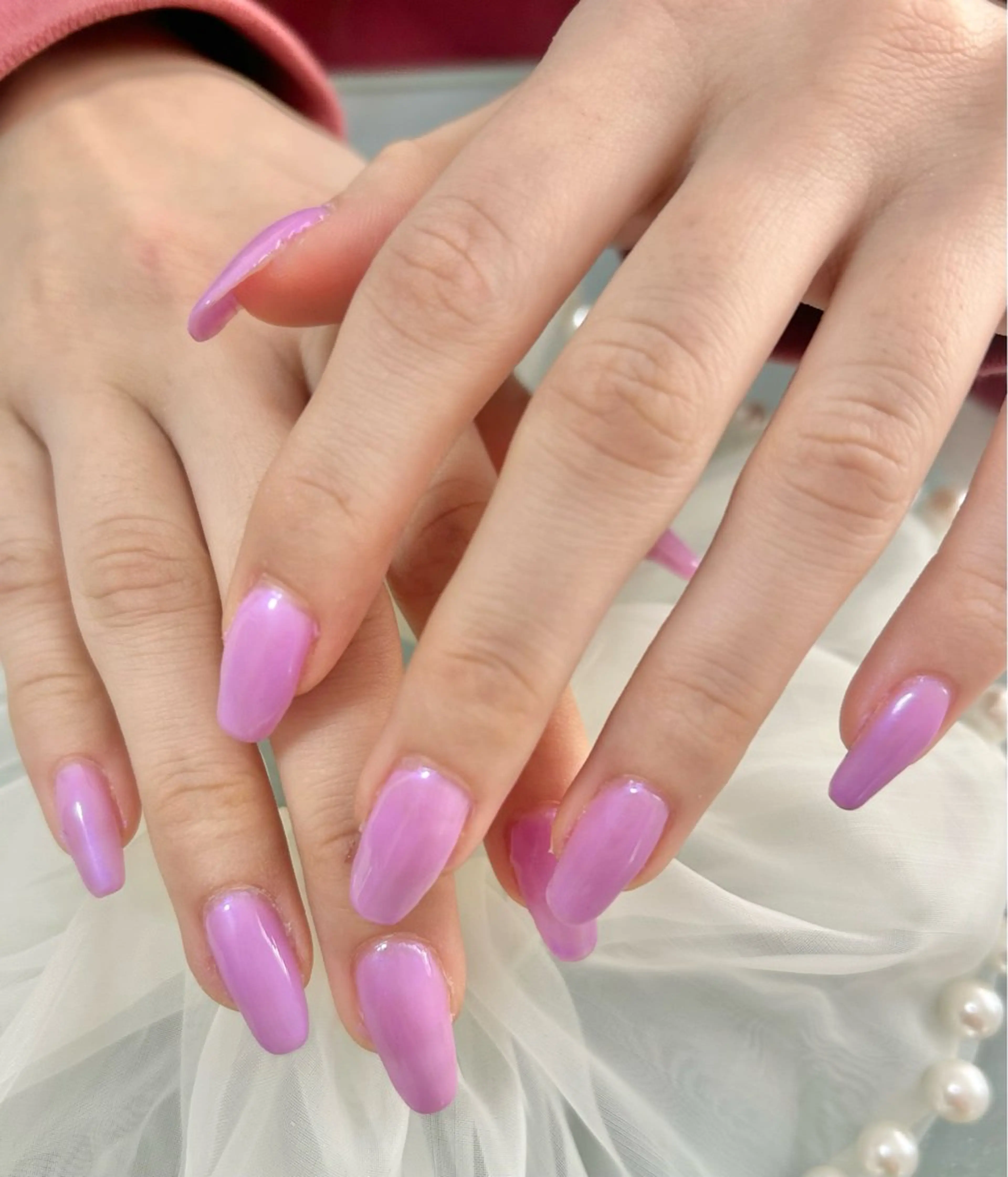 ネイル 韓国ネイル ミラーネイル ワンカラーネイル B.S_ LauLDesignのエステ・リラクイメージ