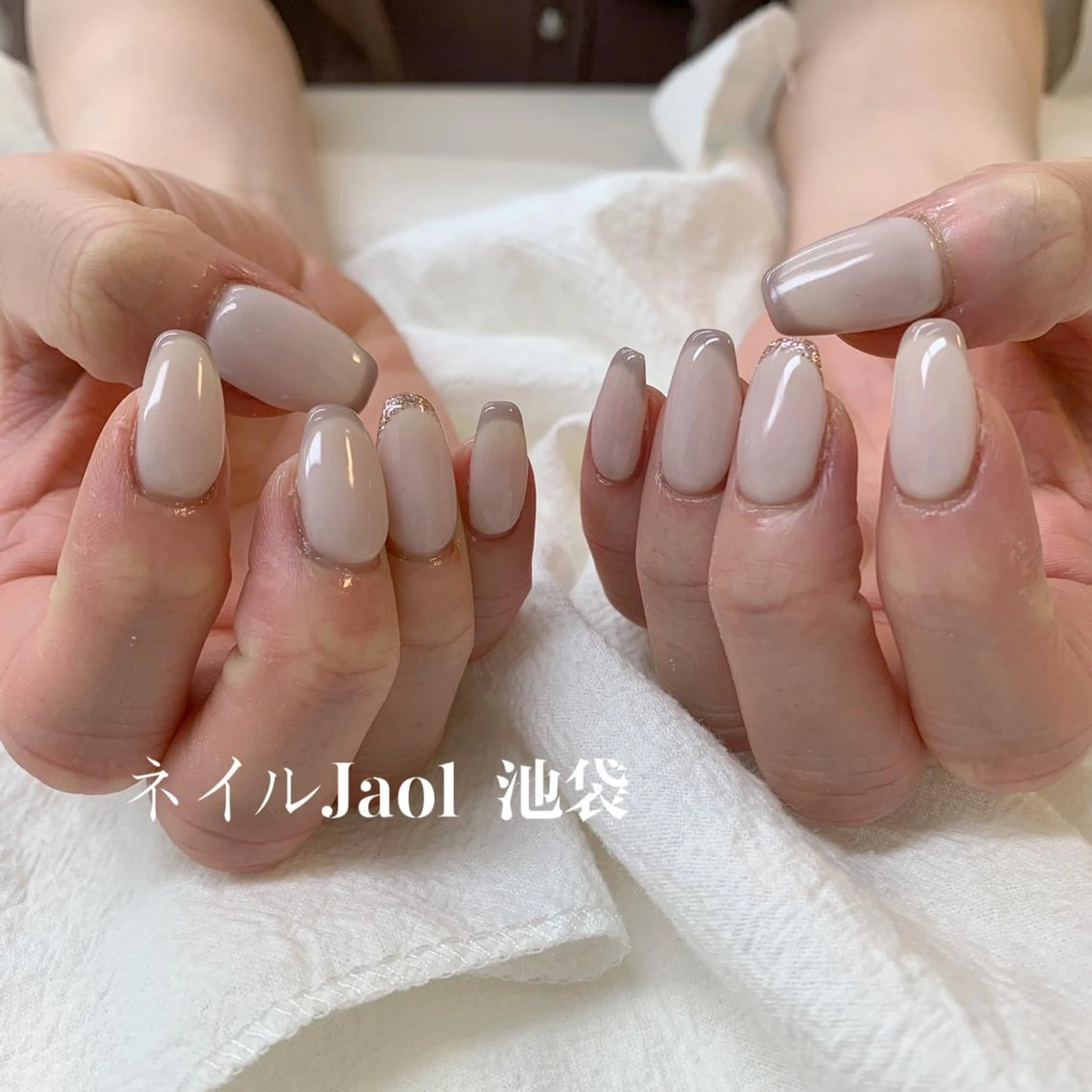 ミディアム ハンドネイル ネイルJaol 池袋のネイルデザイン