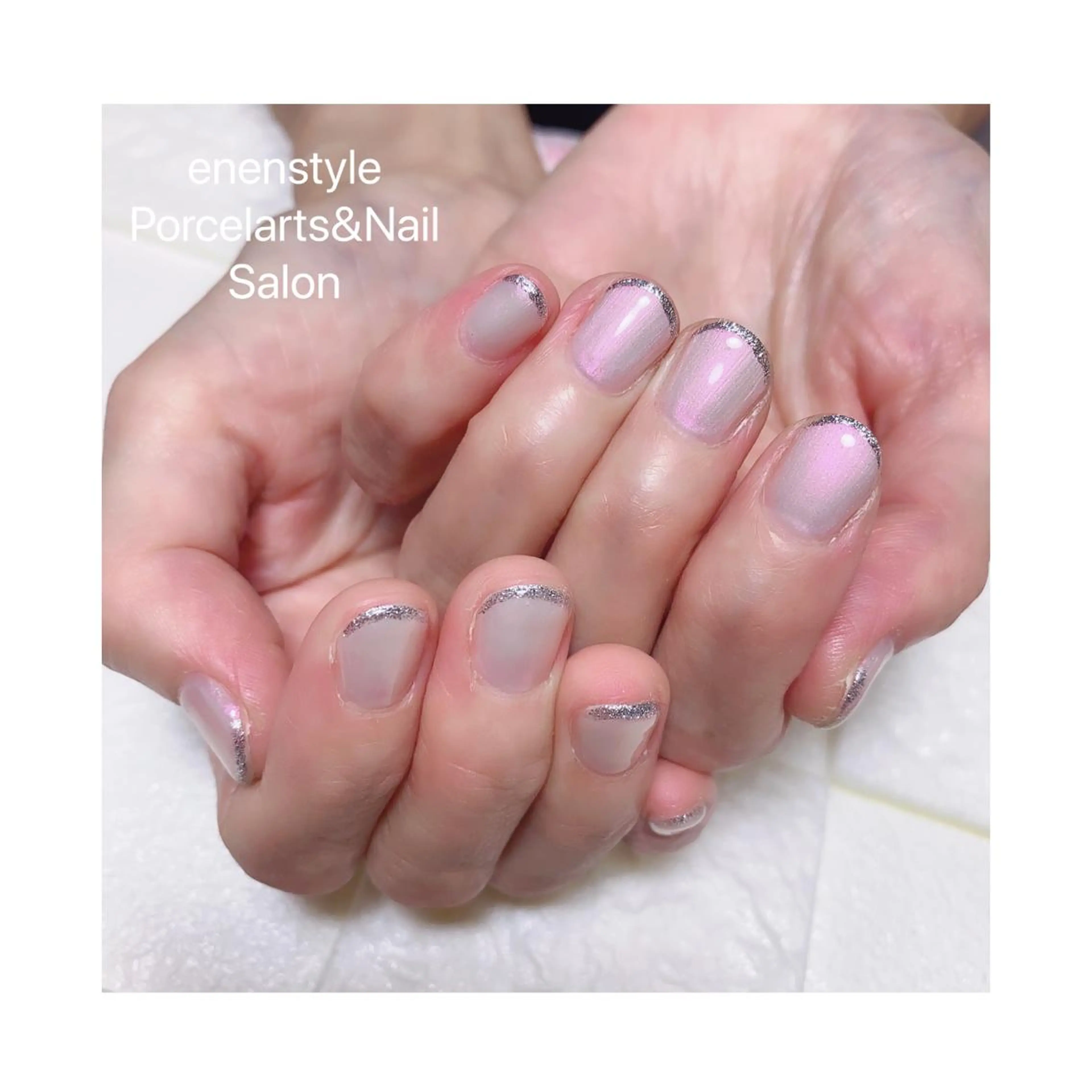 ショート ネイル ハンドネイル 👑enen style👑のネイルデザイン