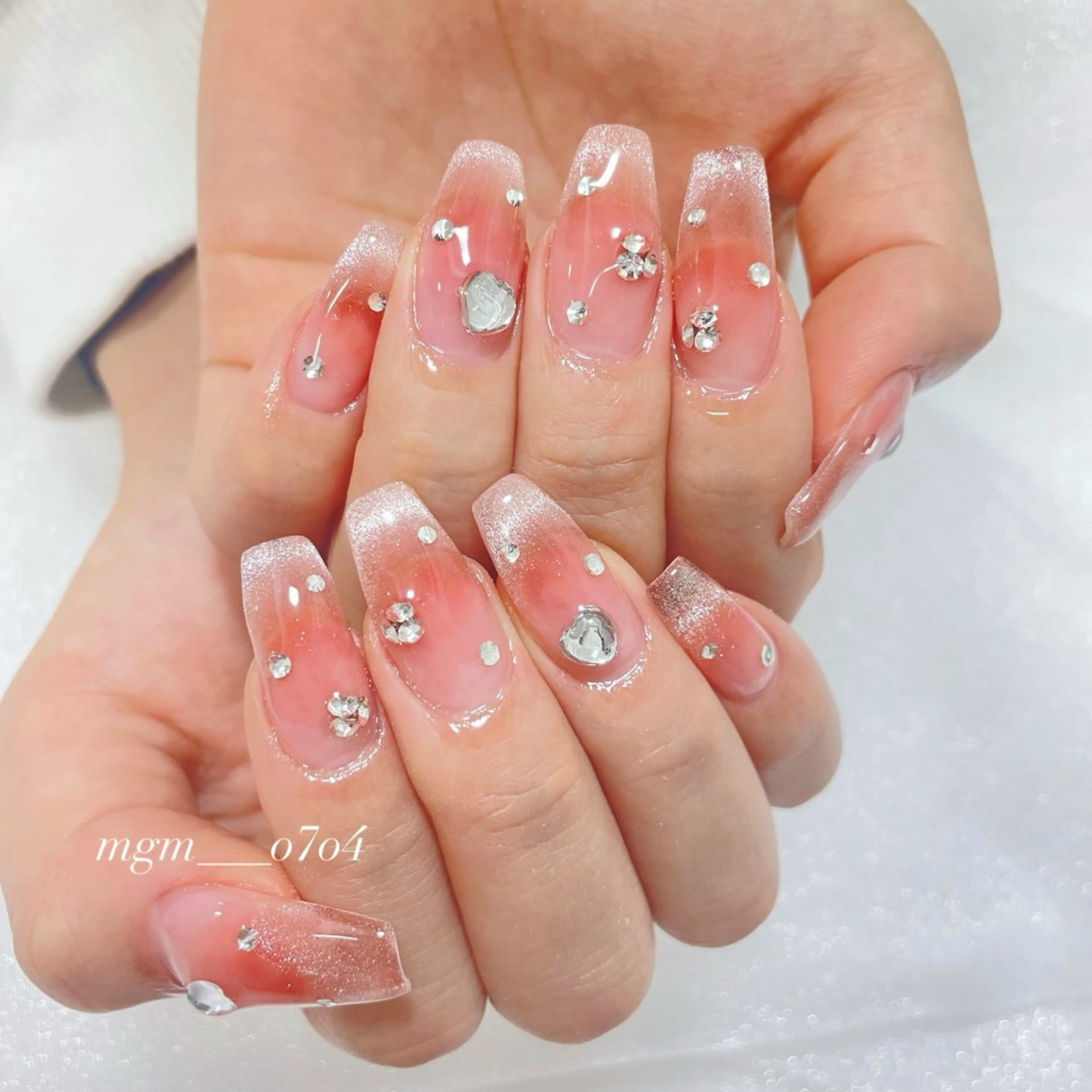 ネイル ハンドネイル ハンドケア MoON...❤︎ MeGuのネイルデザイン
