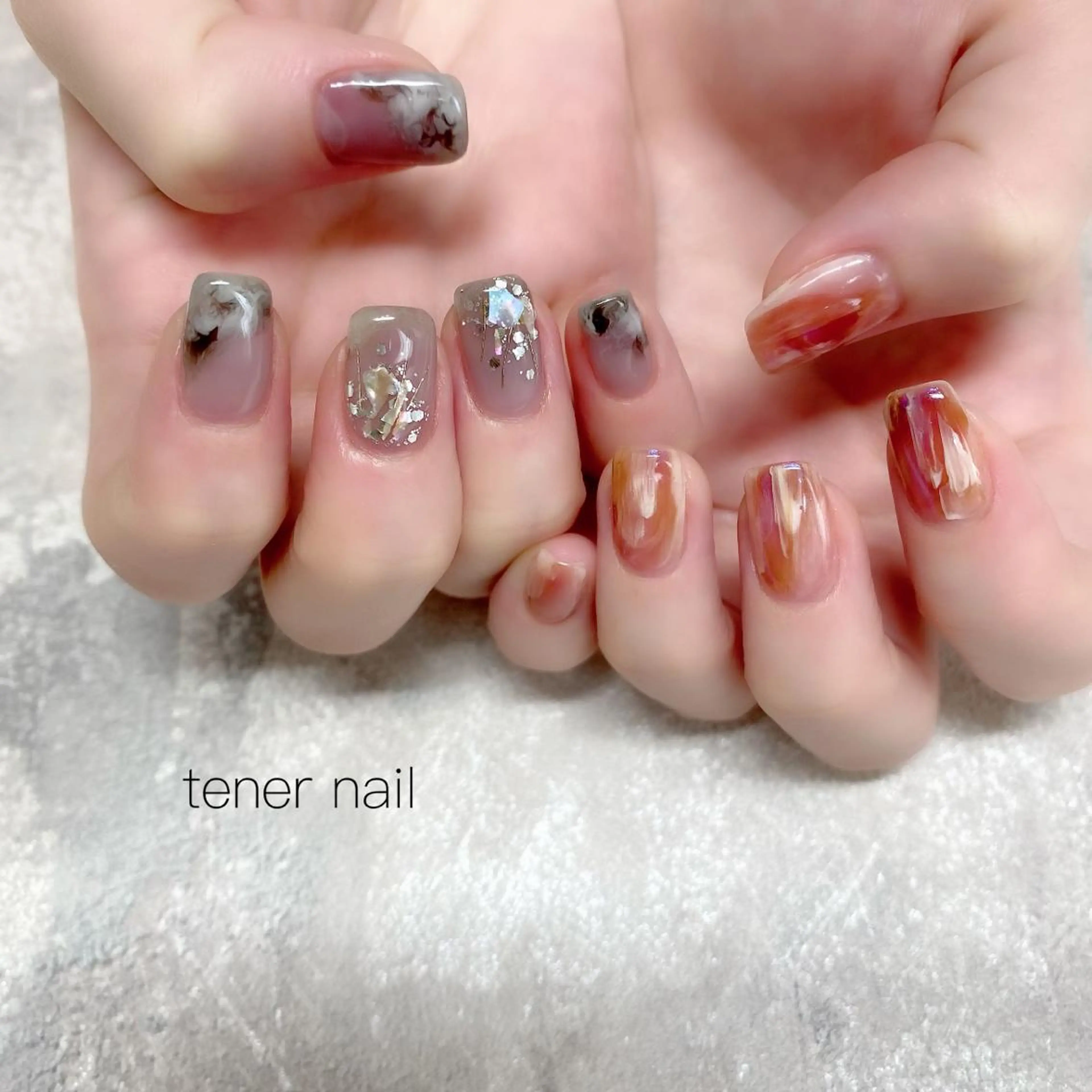 ネイル ニュアンスネイル テネルネイル tener nailのネイルデザイン
