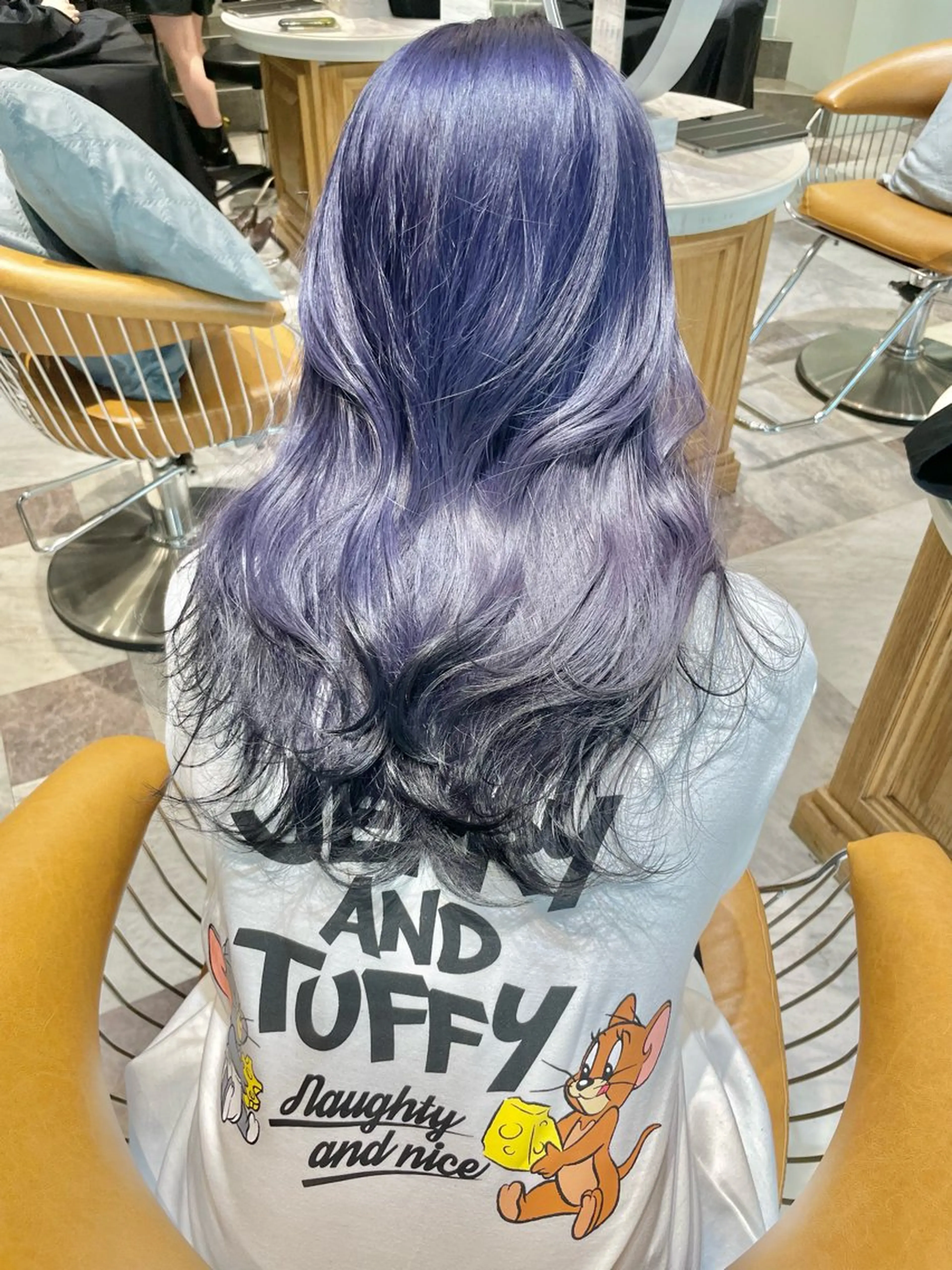 ロング 韓国風ヘア ロング 似合わせカラーの達人 ダブルカラー/森栄範のヘアスタイル