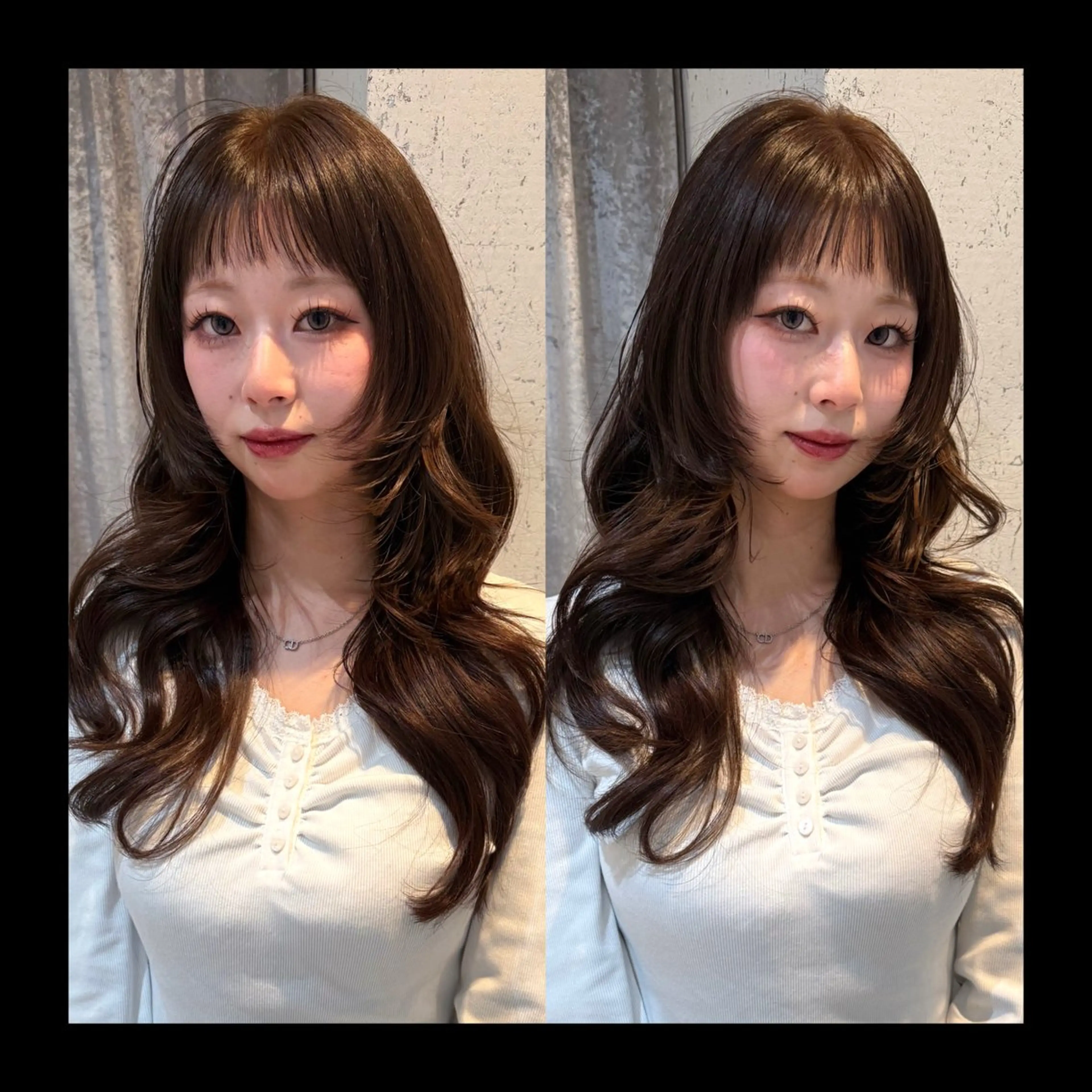 ロング カラー カット ヘアカラー トリートメント mai / linoah˚✧のヘアスタイル