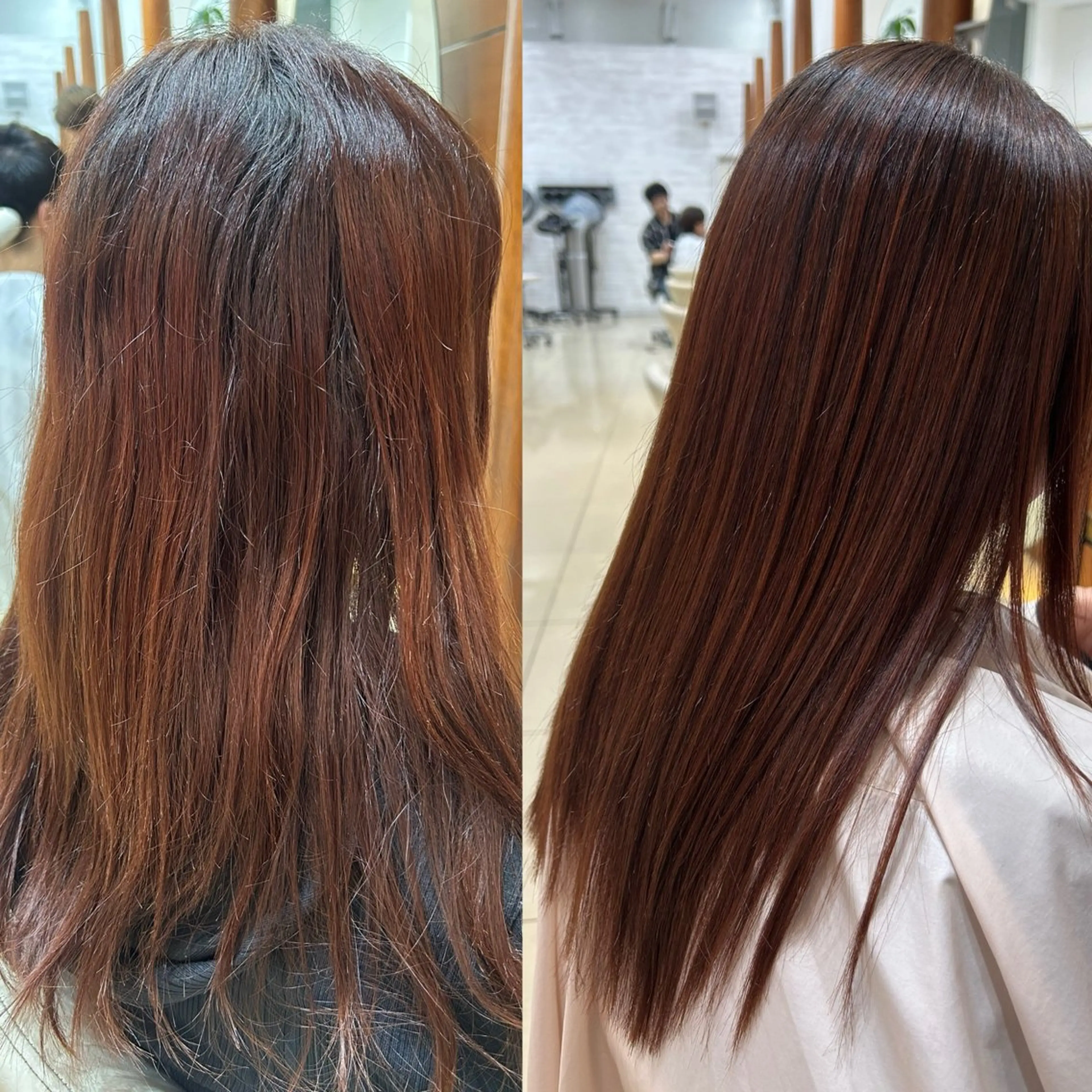 ロング パーマ 縮毛矯正 トリートメント 🦋💜金澤 愛奈💜🦋のヘアスタイル