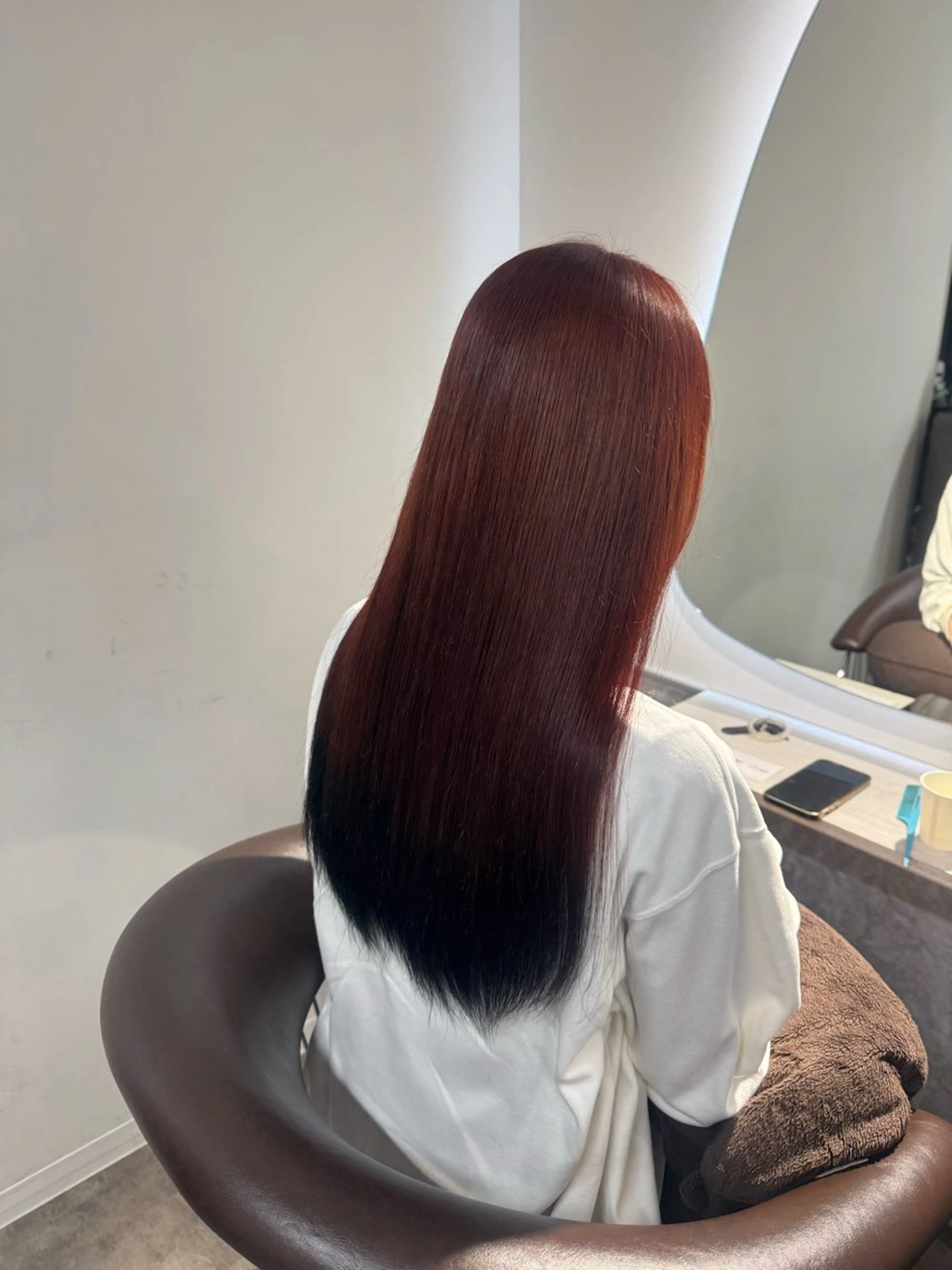 ロング カラー デザインカラー ヘアカラー トリートメント 透明感カラー🫧/ ゆうなのヘアスタイル