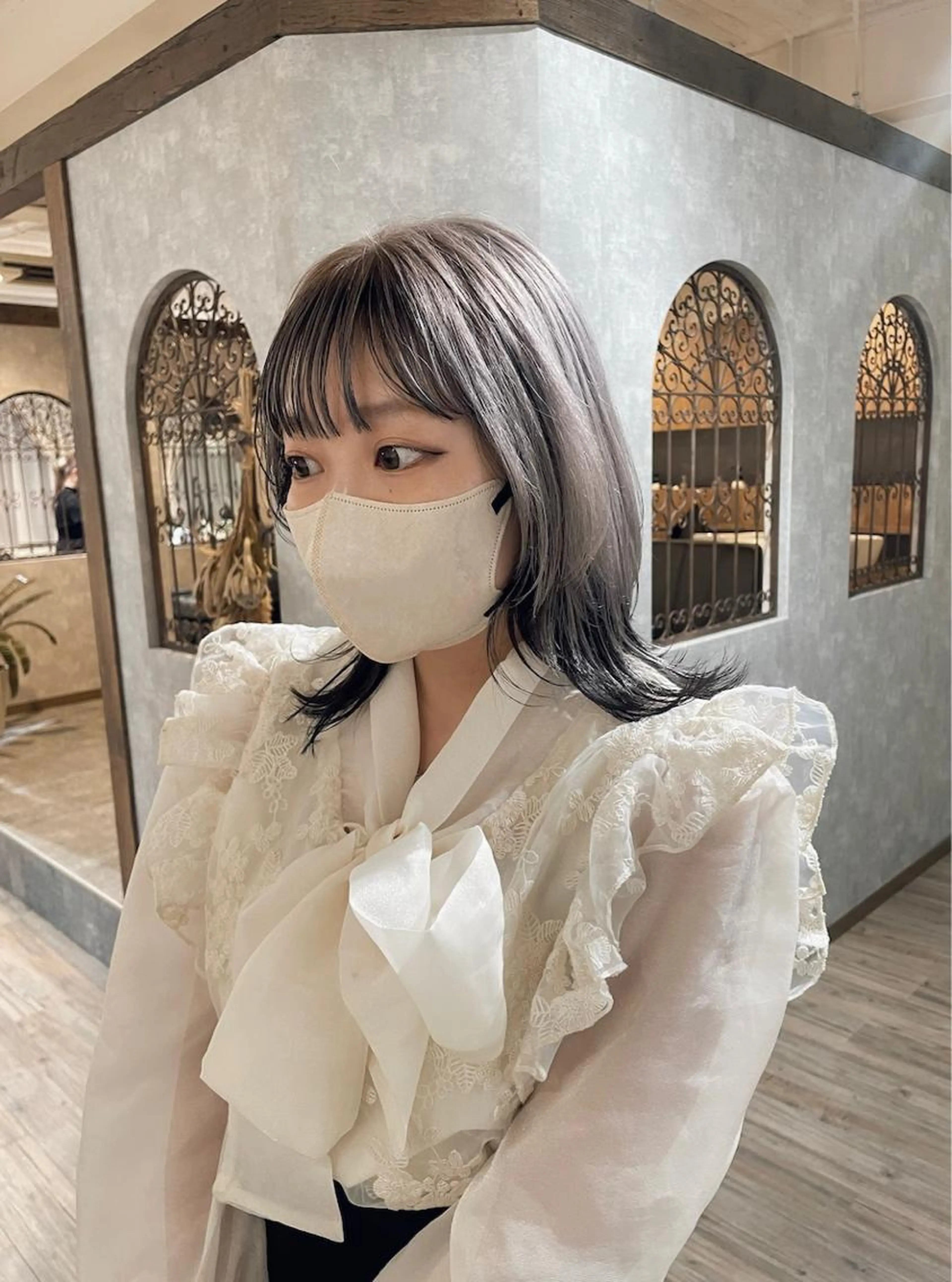 💎艶感ダメージレスハイトーン💎最高峰トリートメント＋ケアブリーチ＋艶カラー🎀✨🪄の写真