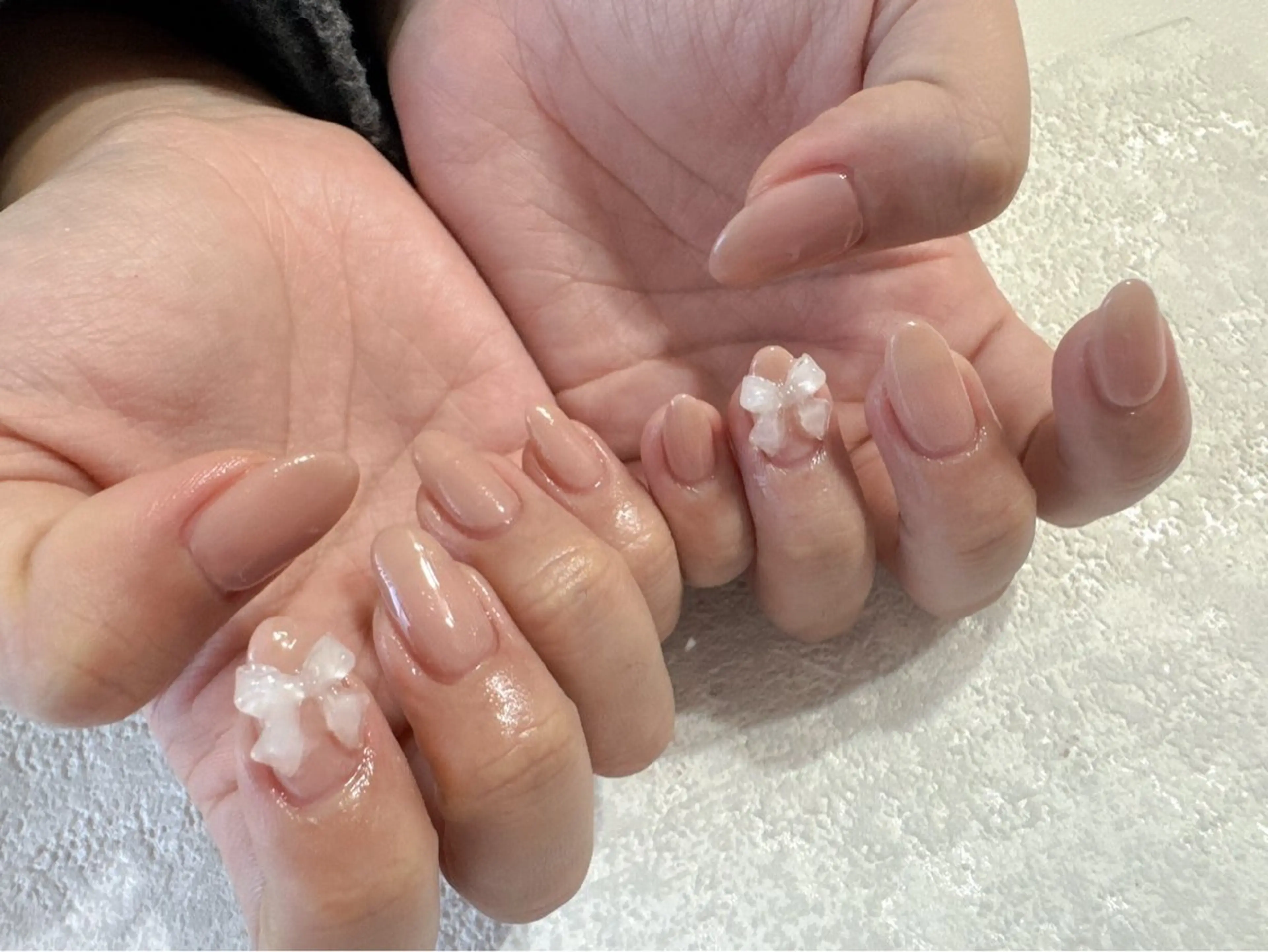 ネイル オーロラネイル フットネイル フレンチネイル ジェルネイル 韓国ネイル ハンドネイル kiki nail たまプラーザのネイルデザイン