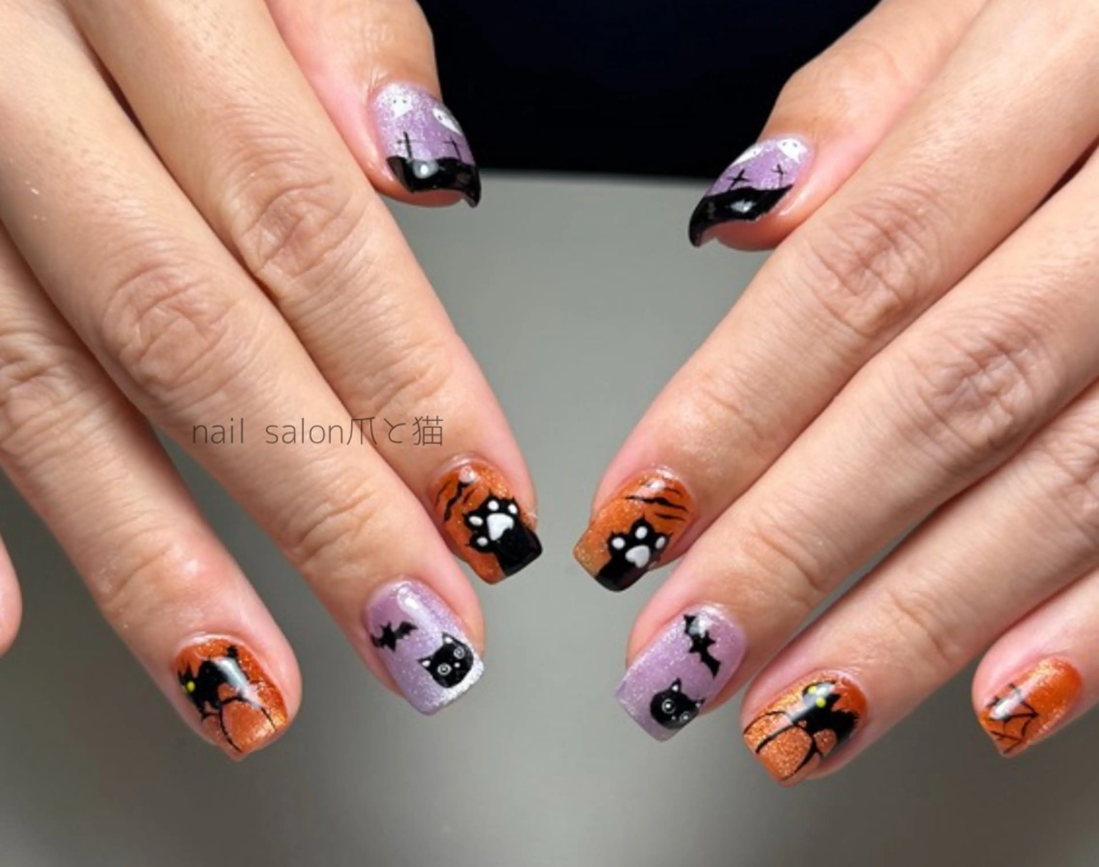 ネイル パラジェル登録店 爪と猫NANAMIのネイルデザイン