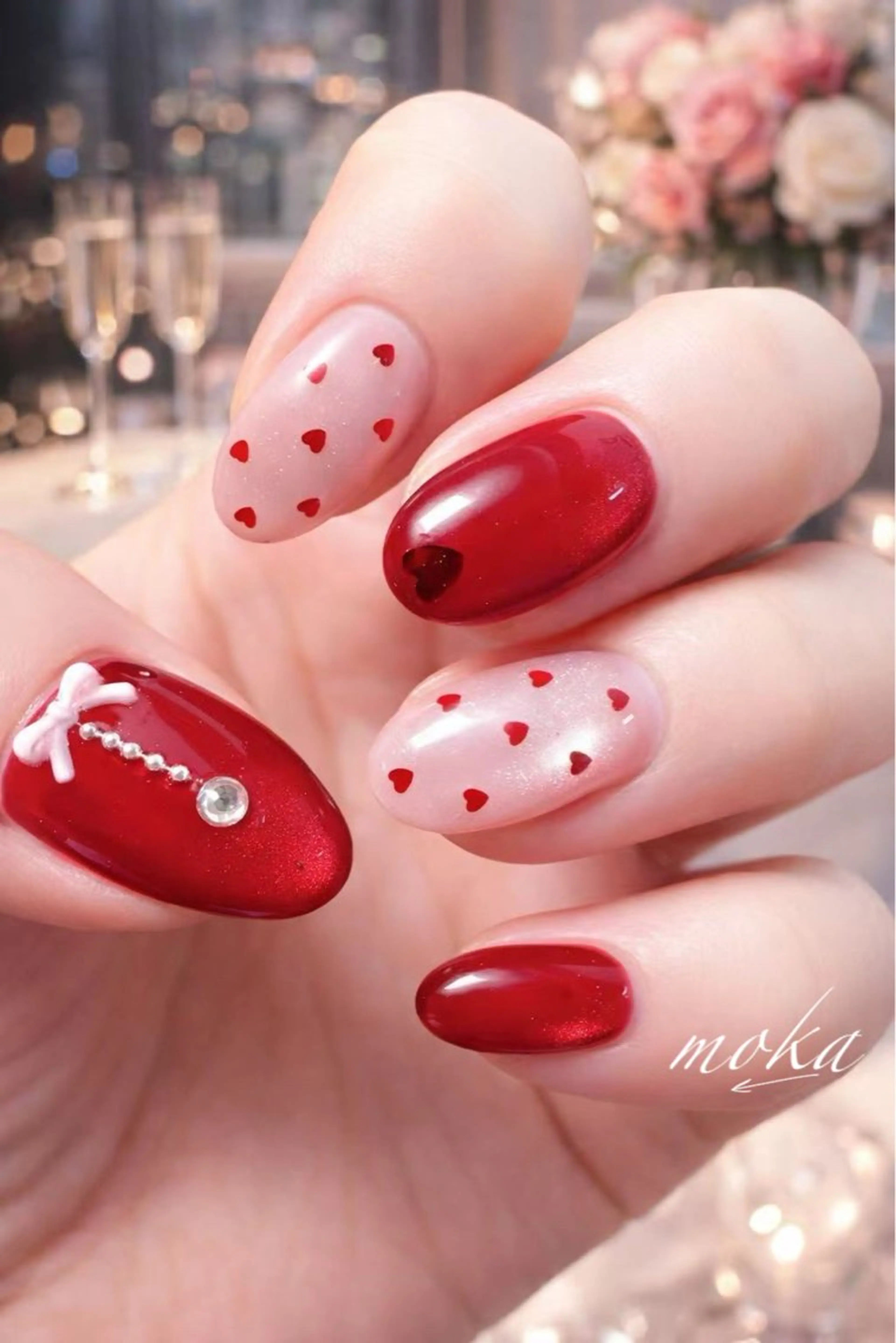 ネイル 胡蝶蘭レディースサロ ンNailMOKAのネイルデザイン