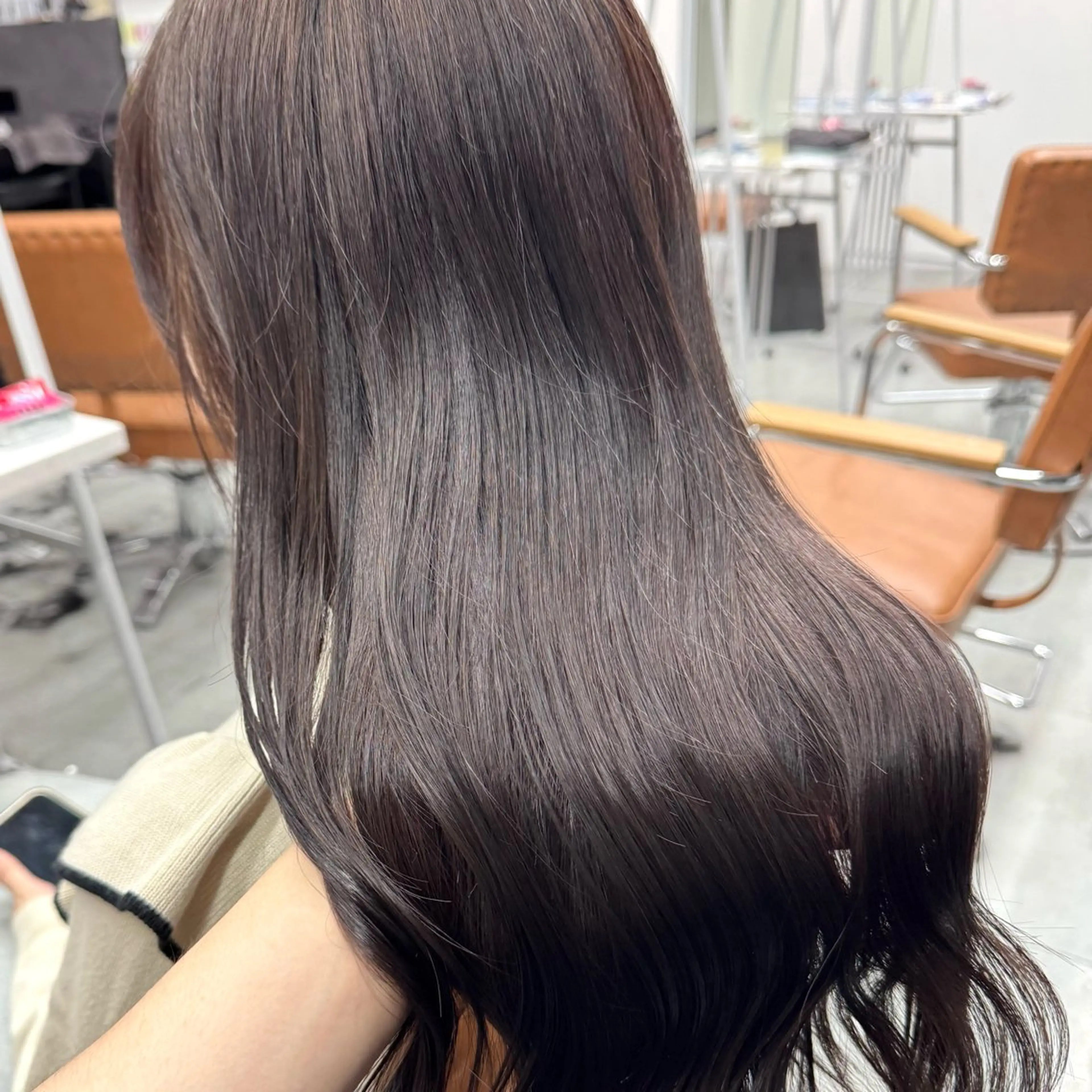ロング カラー ヘアアレンジ ヘアカラー ブリーチなしカラー /新百合ヶ丘/安形翔のヘアスタイル