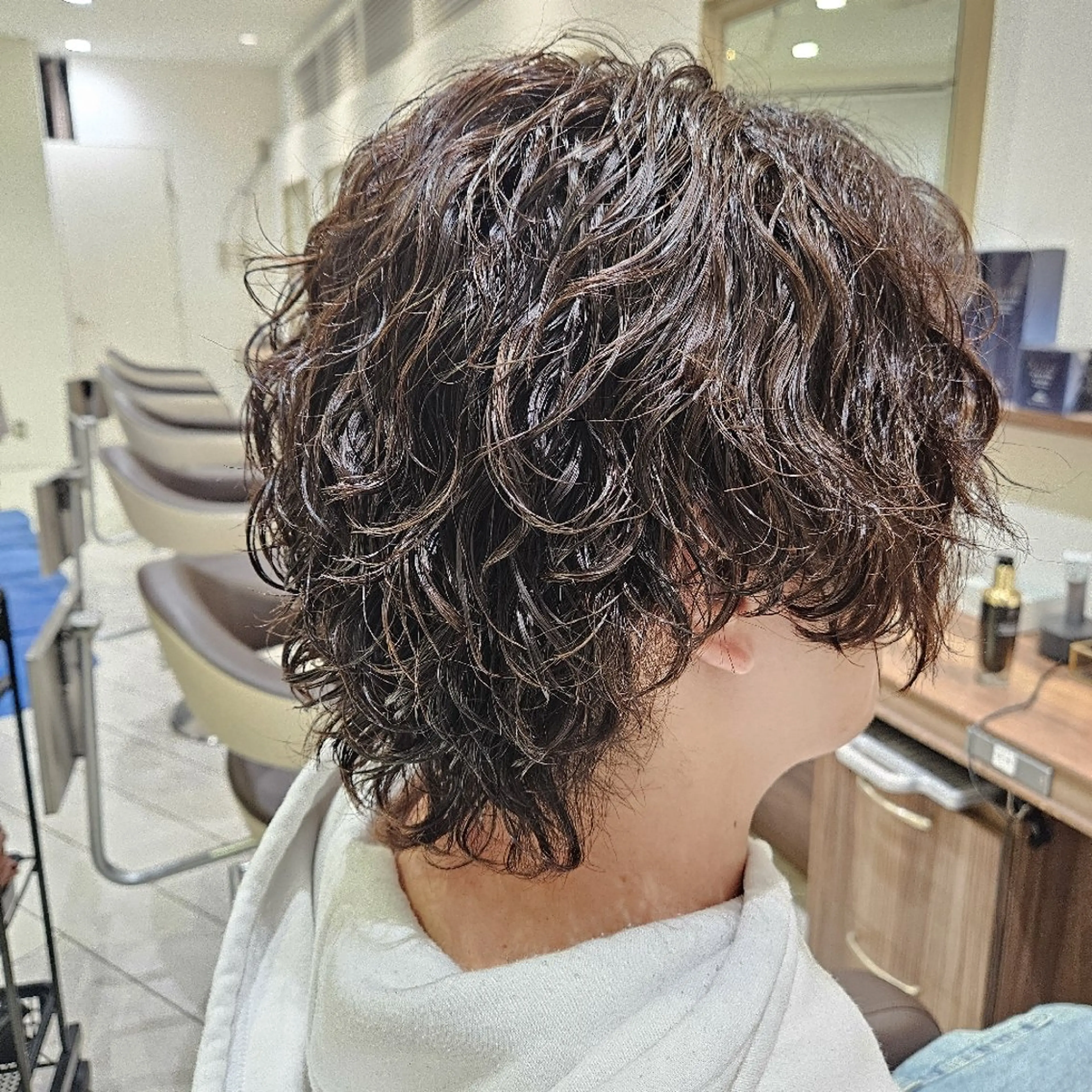 パーマ メンズ カット パーマ 🌀メンズパーマ特化 藤井 凌雅🌀のヘアスタイル