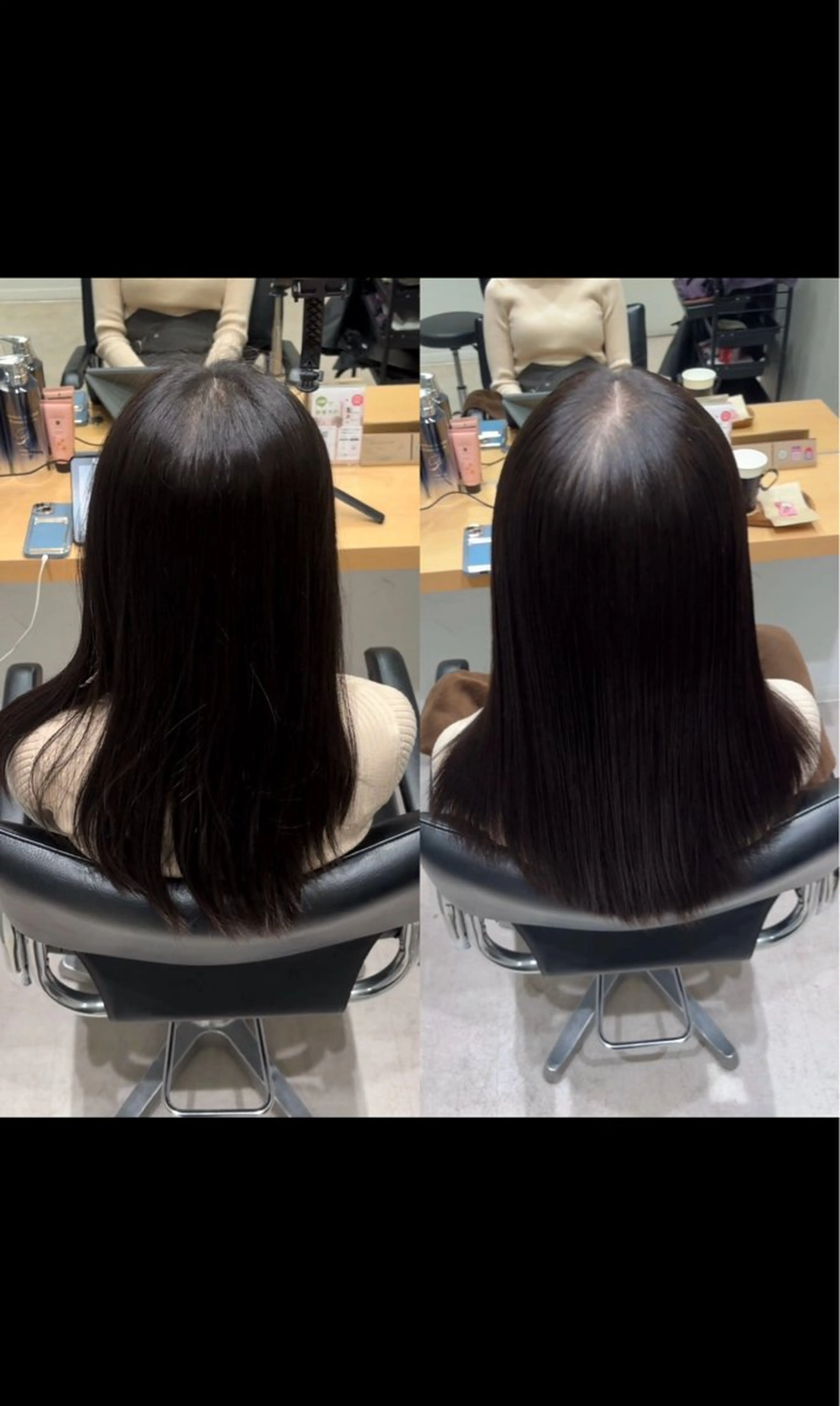 セミロング 髪質改善 トリートメント トリートメント ヘッドスパ 髪質改善ヘアケア 艶髪特化/上田のヘアスタイル