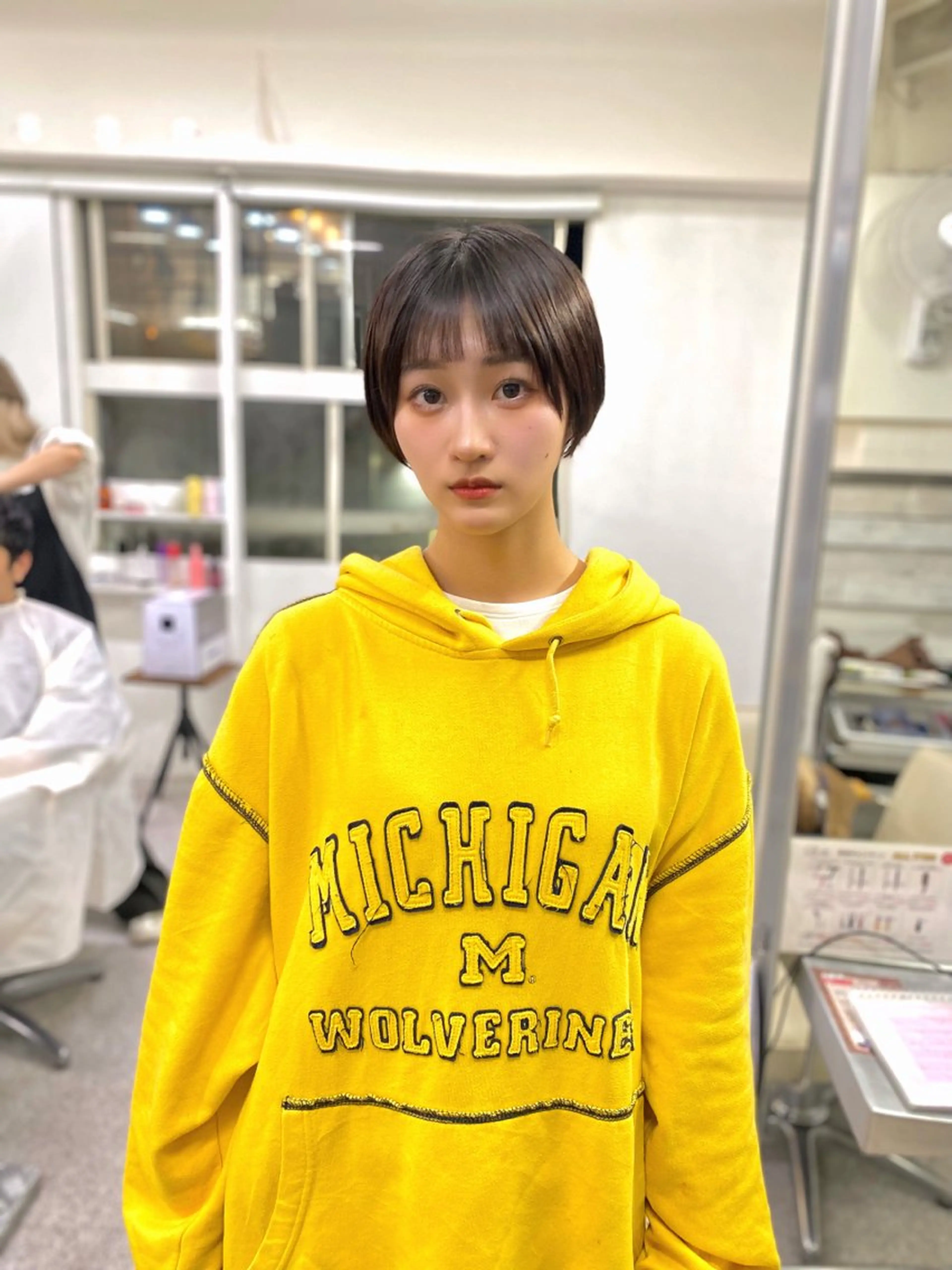 ショート カラー カット ヘアカラー トリートメント ウルフレイヤー エクステ/kokiのヘアスタイル