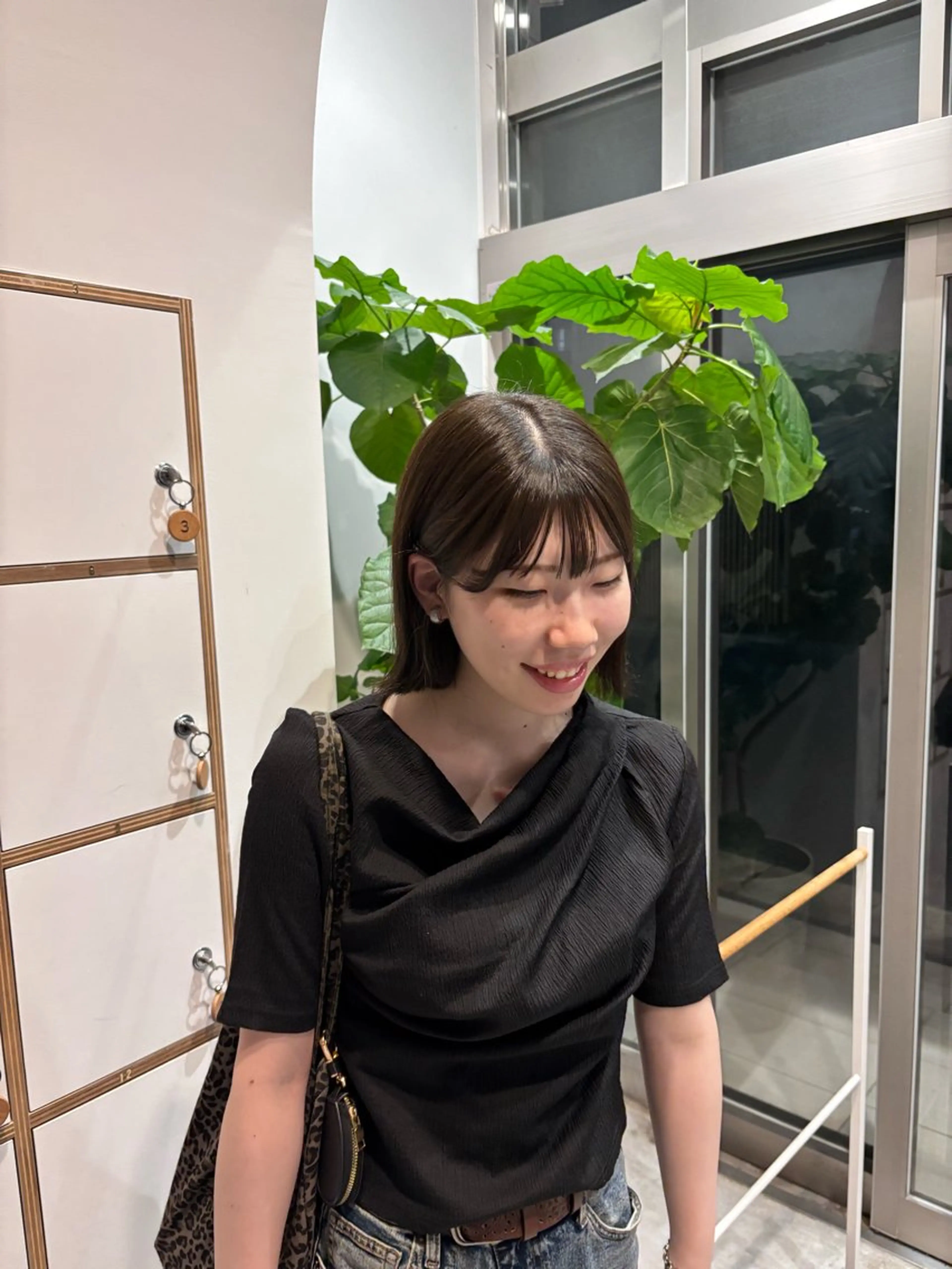 カラー 千田 りんなのヘアスタイル