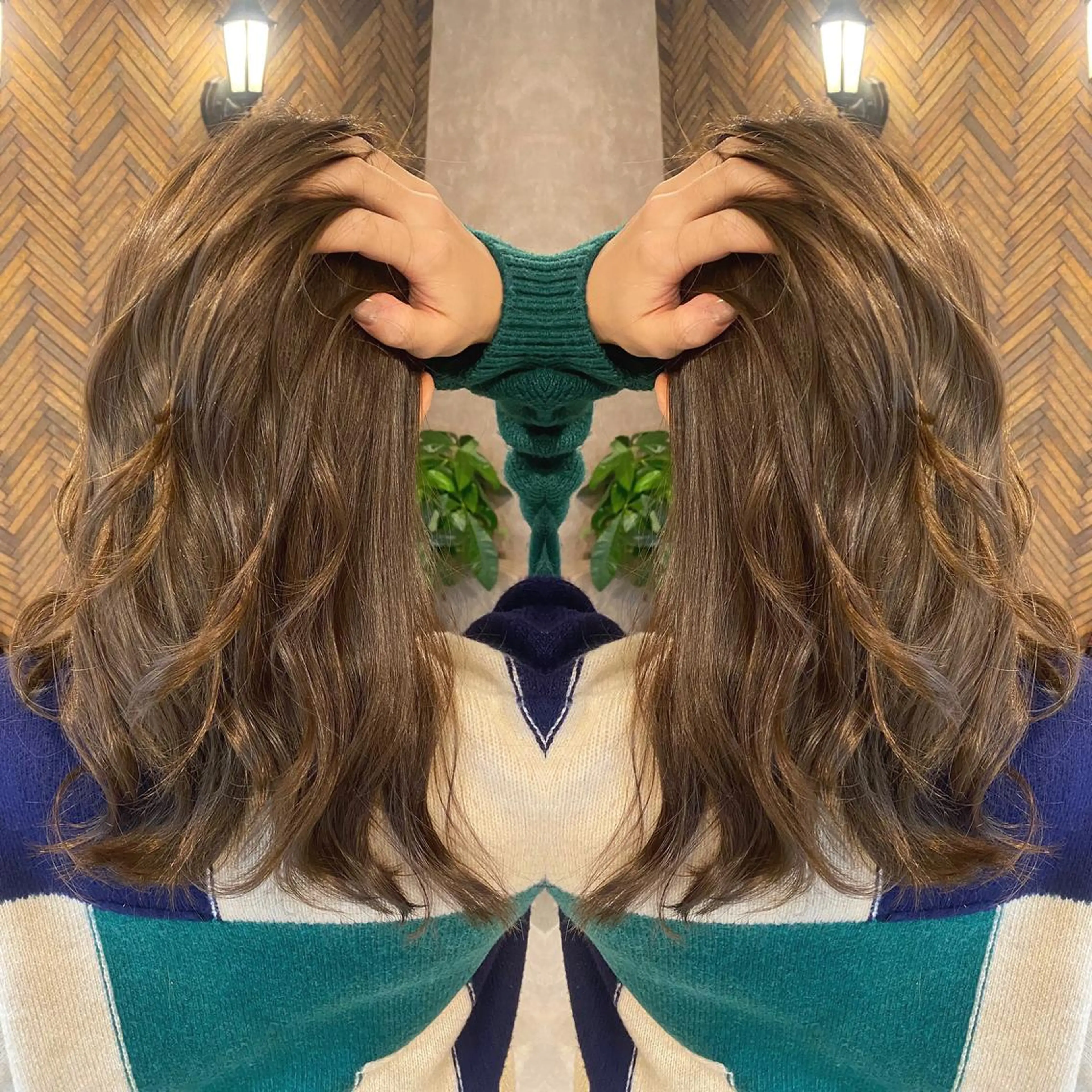 ロング カラー tocca 💜石田愛結💜のヘアスタイル