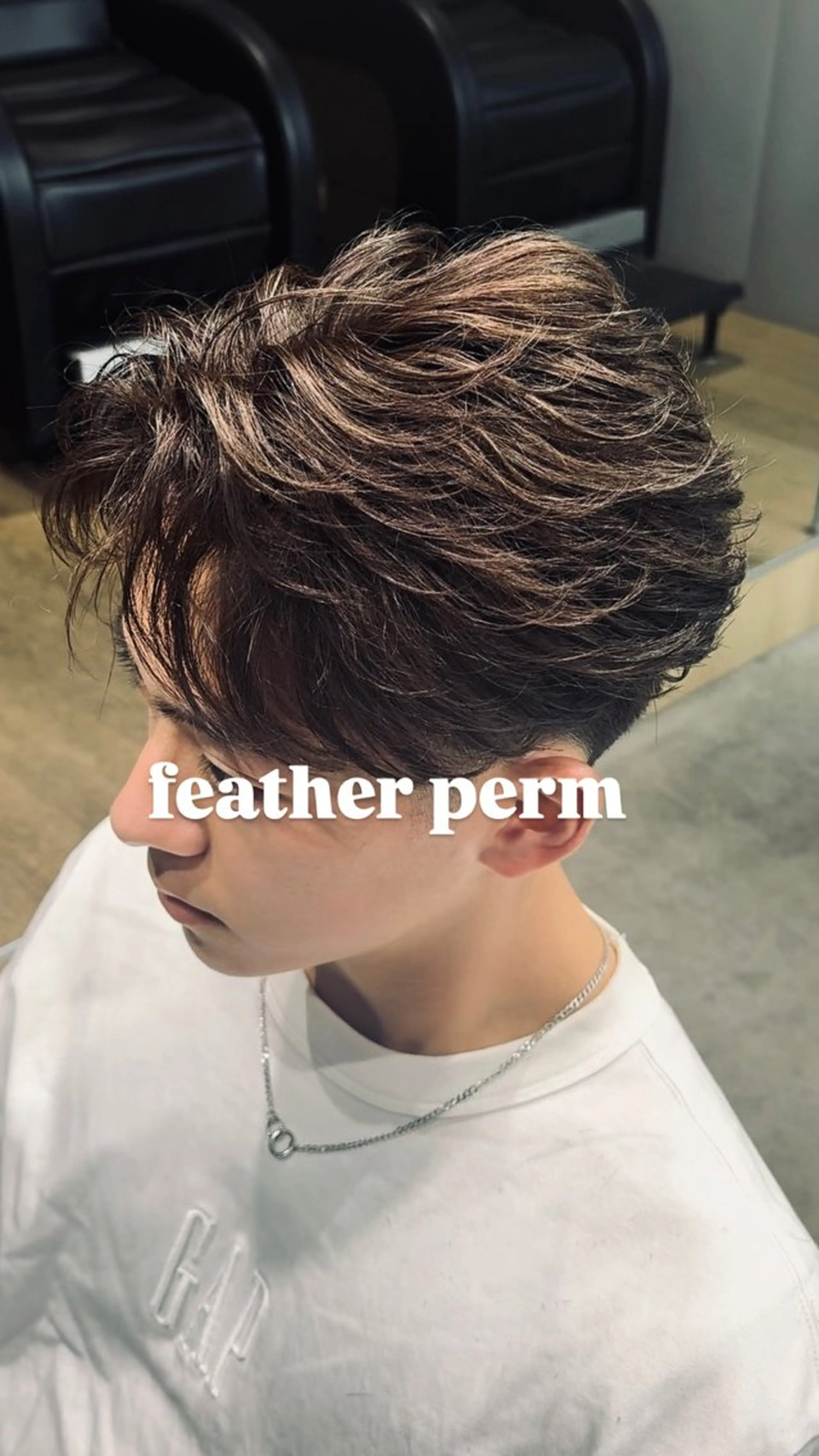 ショート パーマ カット パーマ fifth天神パーマ メンズ特化/虎太郎のヘアスタイル