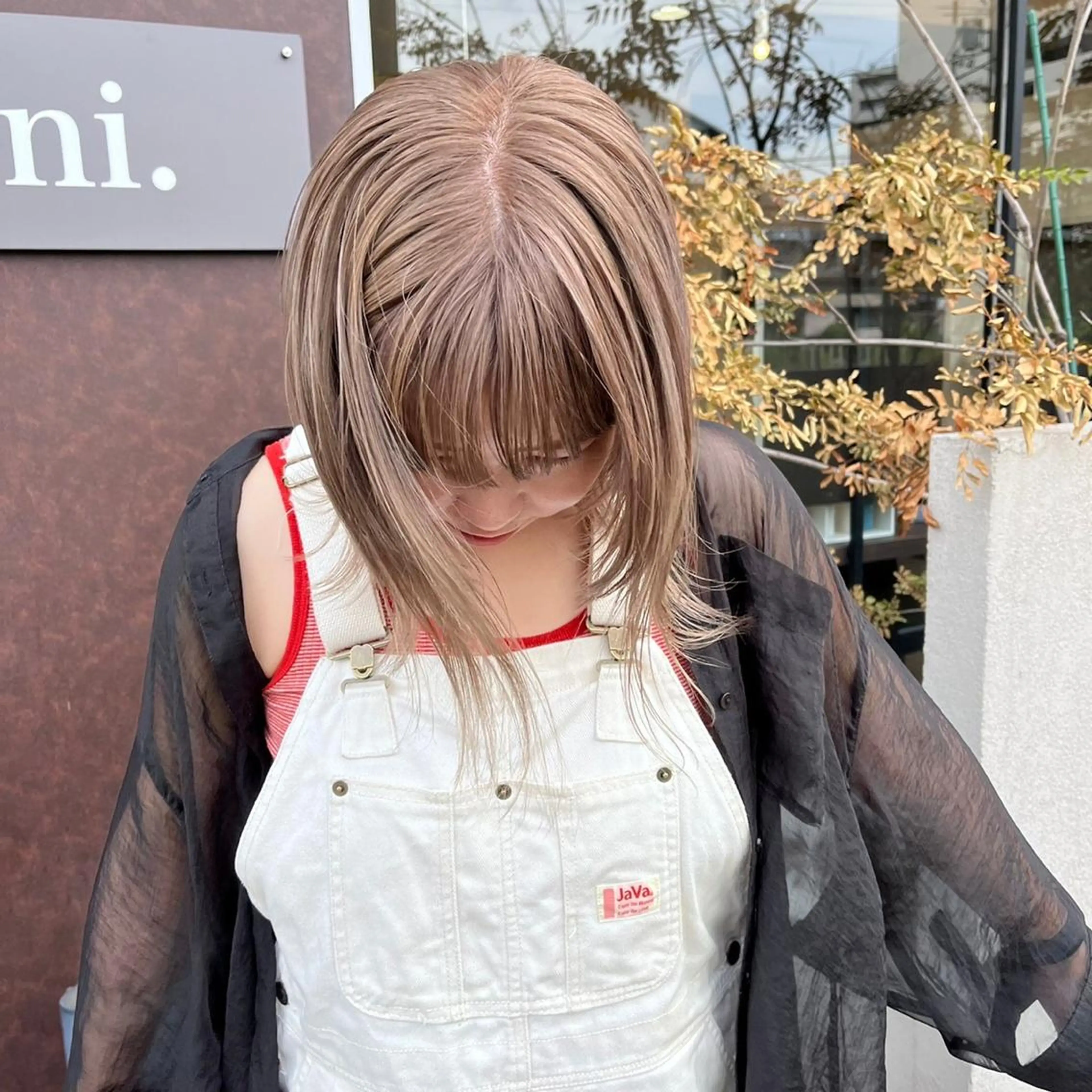 ミディアム くびれヘア 似合わせカット 小顔カット ヘアカラー トリートメント カラー得意【梅田】 瀧本友梨乃のヘアスタイル