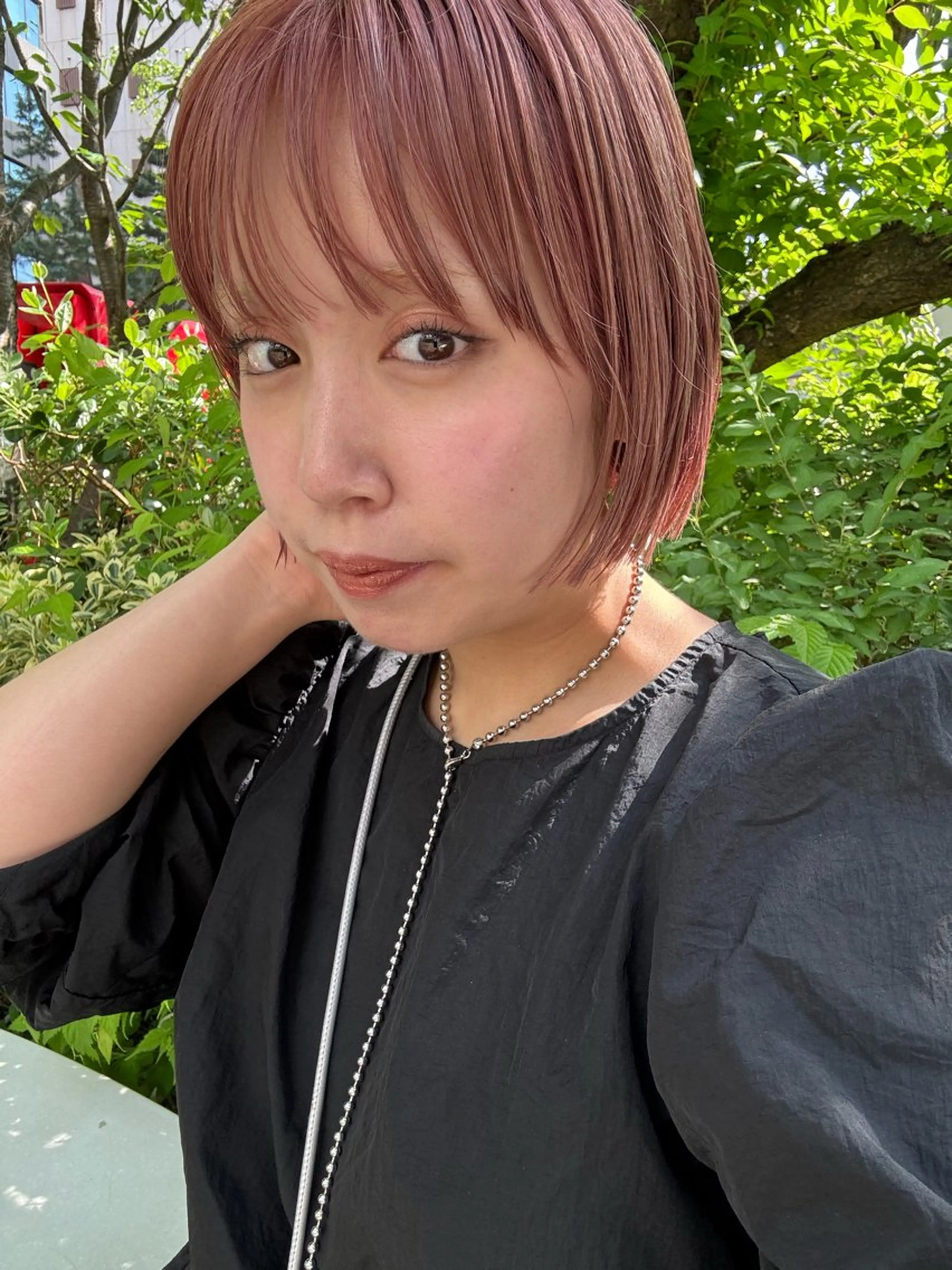 ショート カラー Wカラー/レイヤー /ボブ/otohaのヘアスタイル