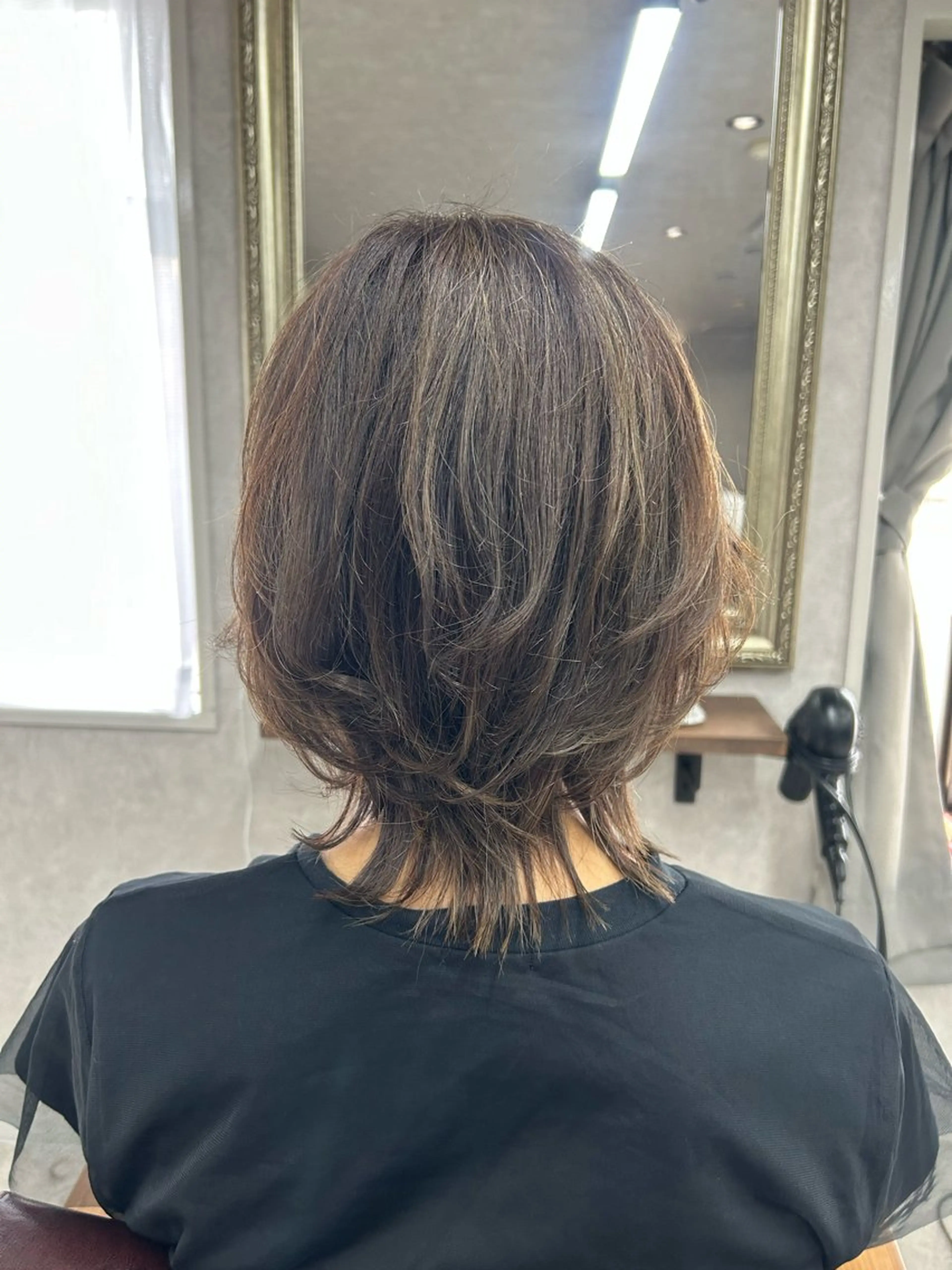 ミディアム カラー カット ヘアカラー Lien 深井店のヘアスタイル