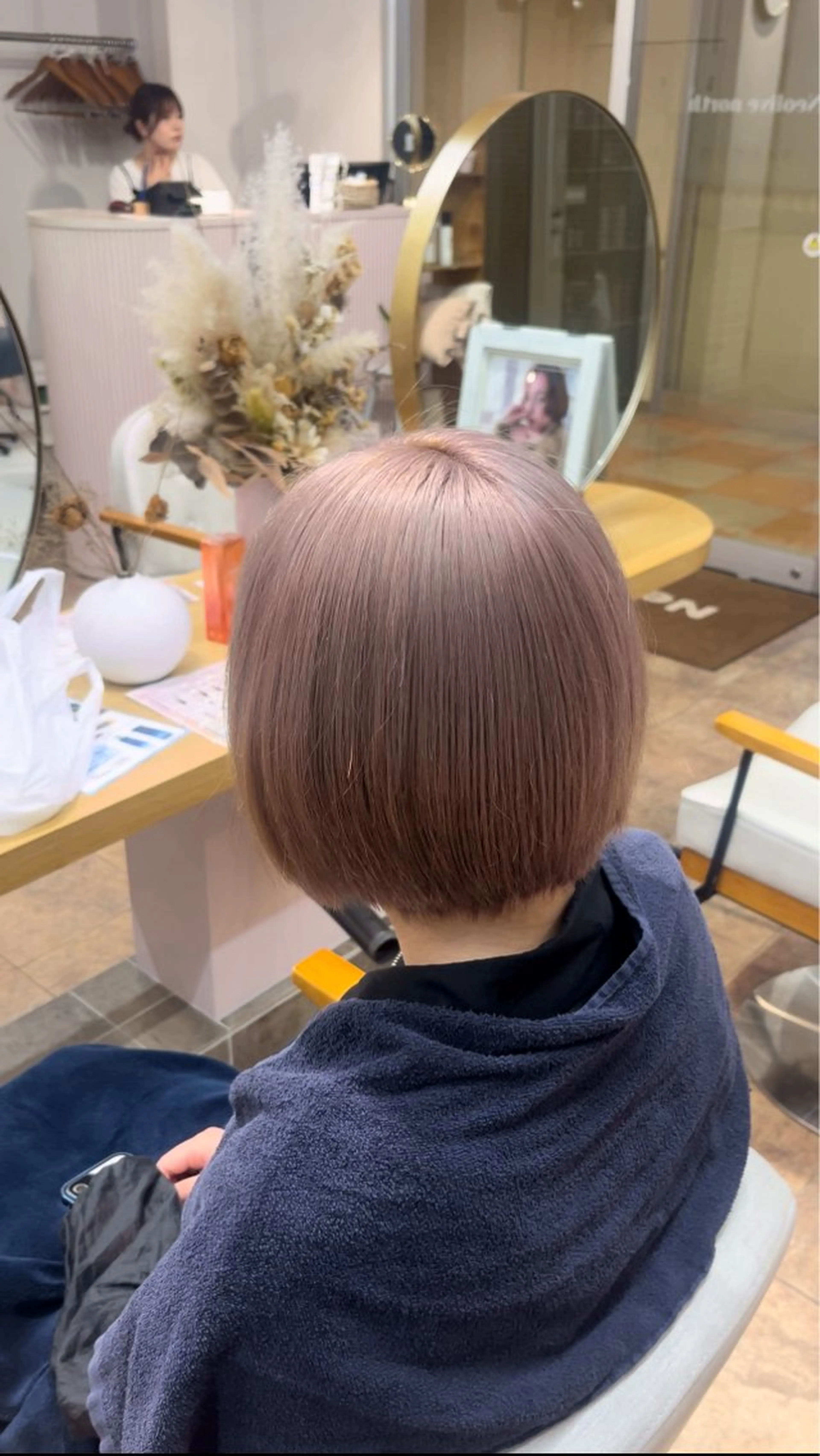 ミディアム カラー ヘアカラー トリートメント heelSENGAWA所属・heel SENGAWAのヘアスタイル