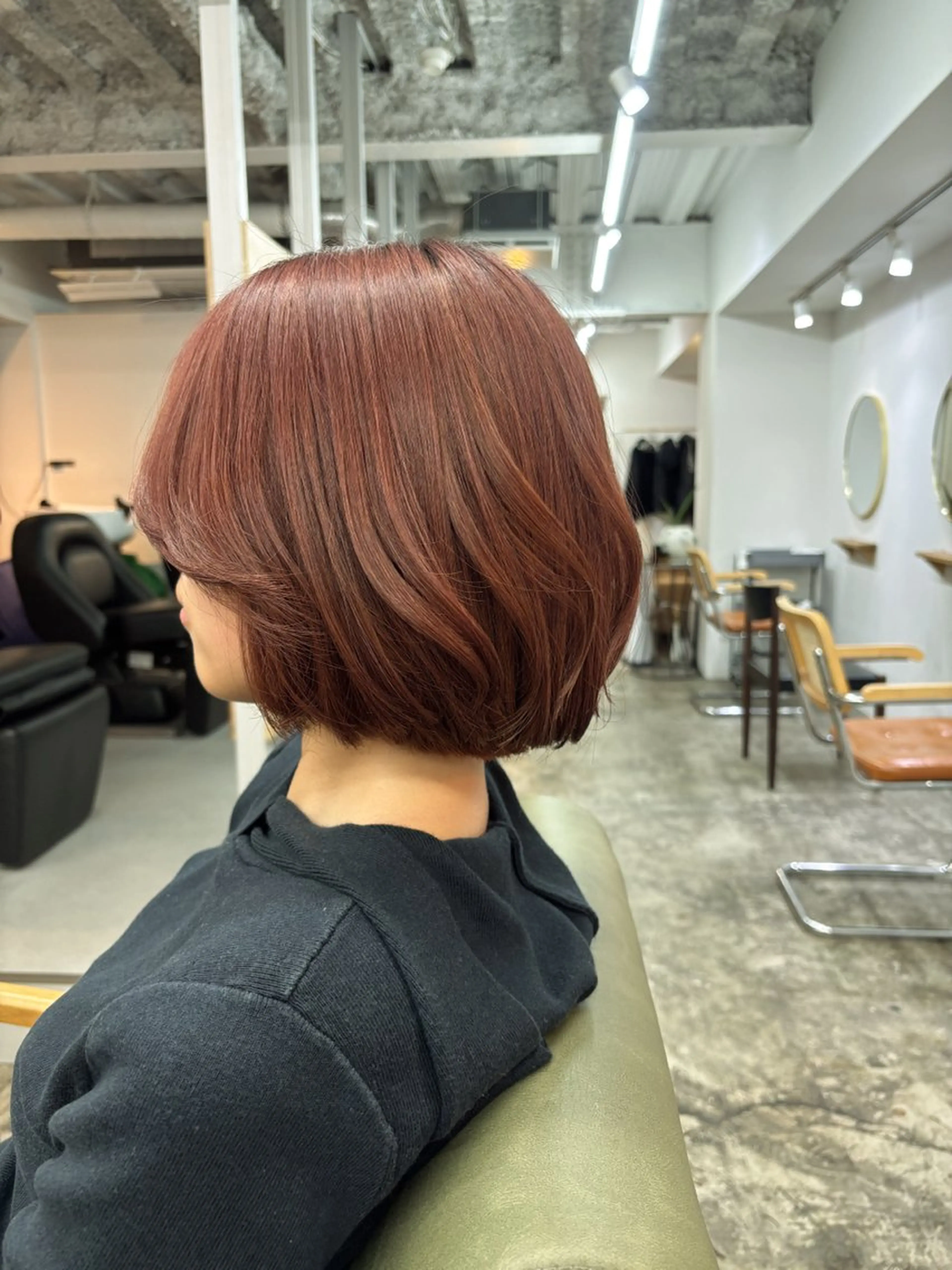 ショート カラー カット ヘアカラー トリートメント Kaho/大阪心斎橋 ボブ/レイヤー/艶髪のヘアスタイル