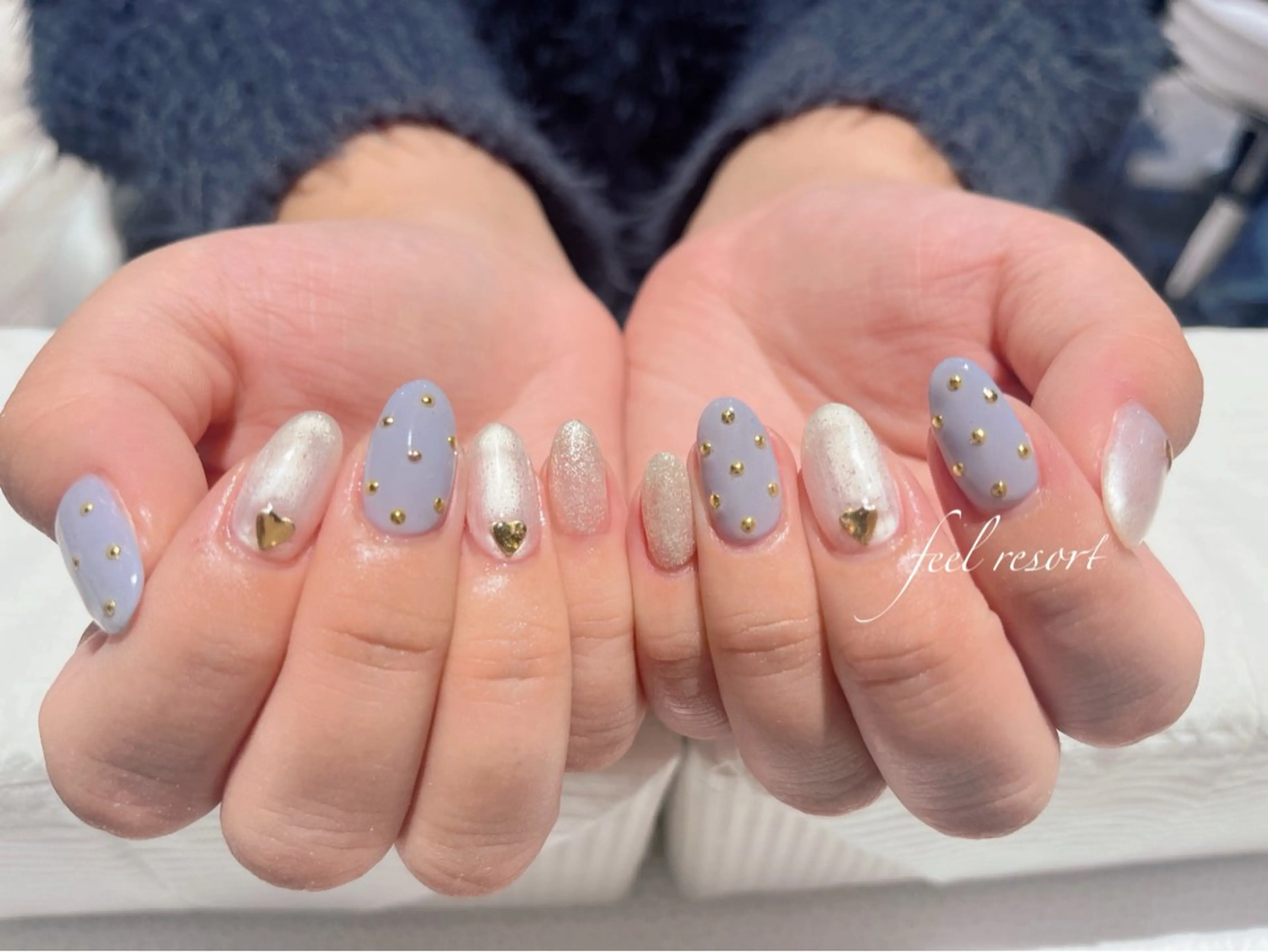 ネイル 長さ出し フットネイル フレンチネイル ジェルネイル ガラスフレンチ ハンドネイル Lien（リアン） 銀座駅6分のネイルデザイン