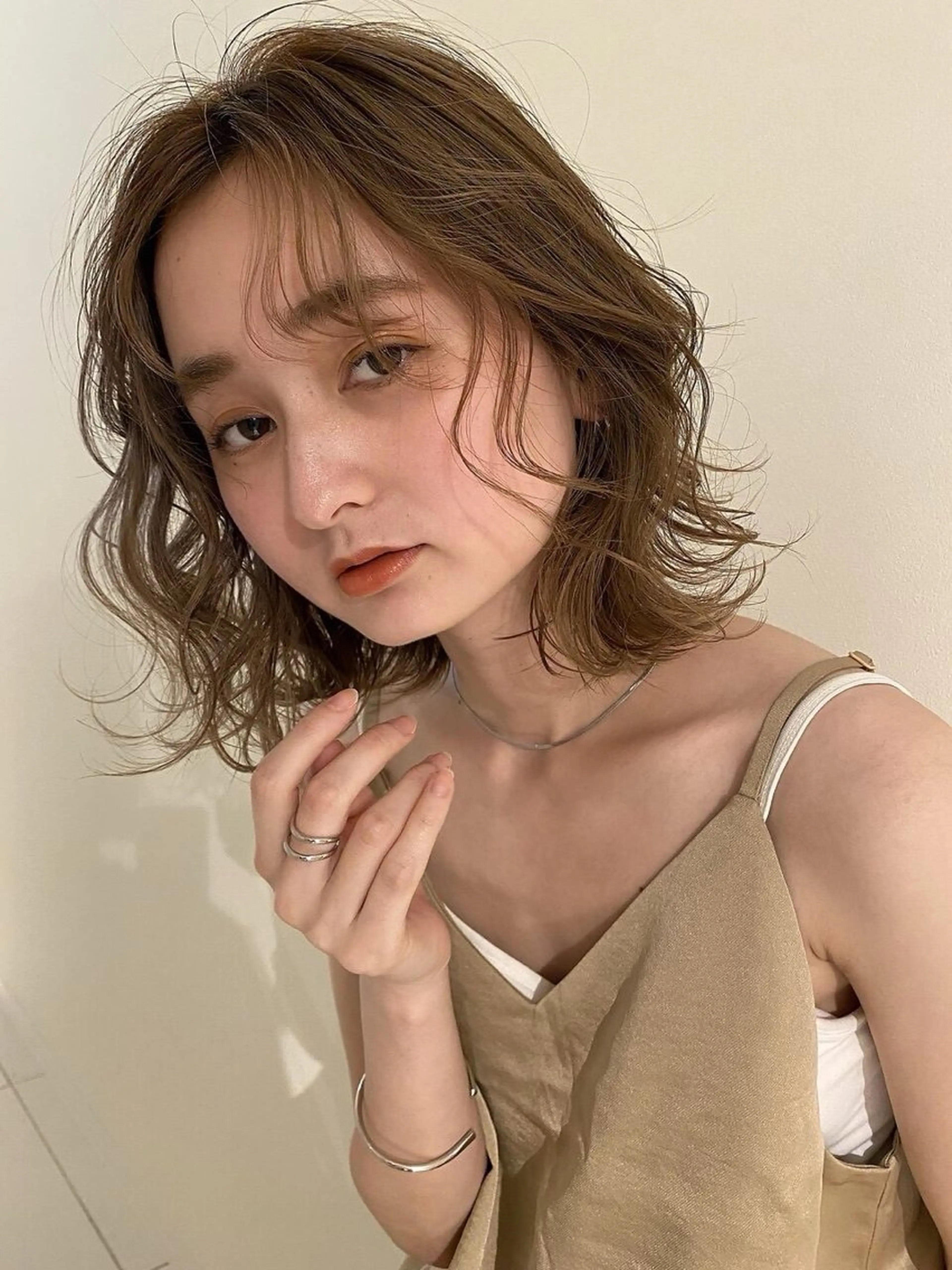 ショート カラー パーマ カット パーマ bob / perm 松原吹季のヘアスタイル